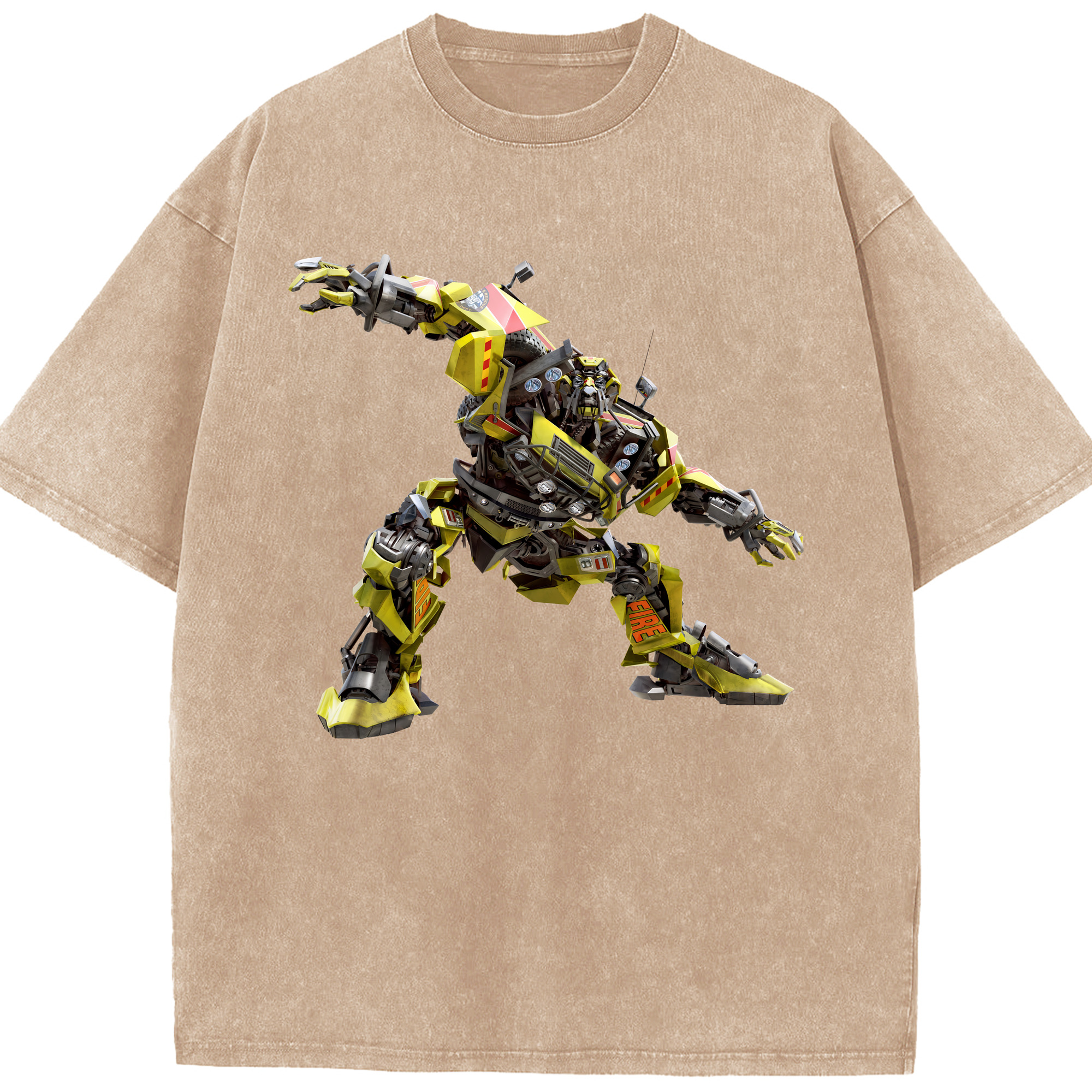 （画像用） Transformers トランスフォーマー 綿100% ヴィンテージ風 半袖Tシャツ（フロントプリント）