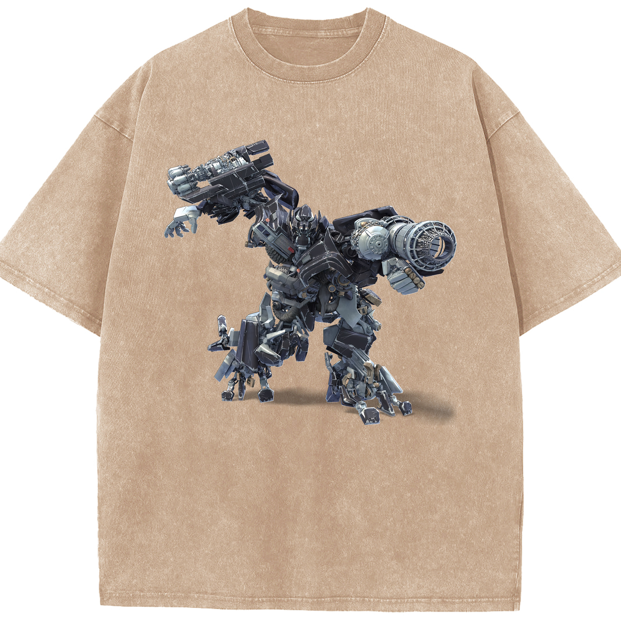 （画像用） Transformers トランスフォーマー 綿100% ヴィンテージ風 半袖Tシャツ（フロントプリント）