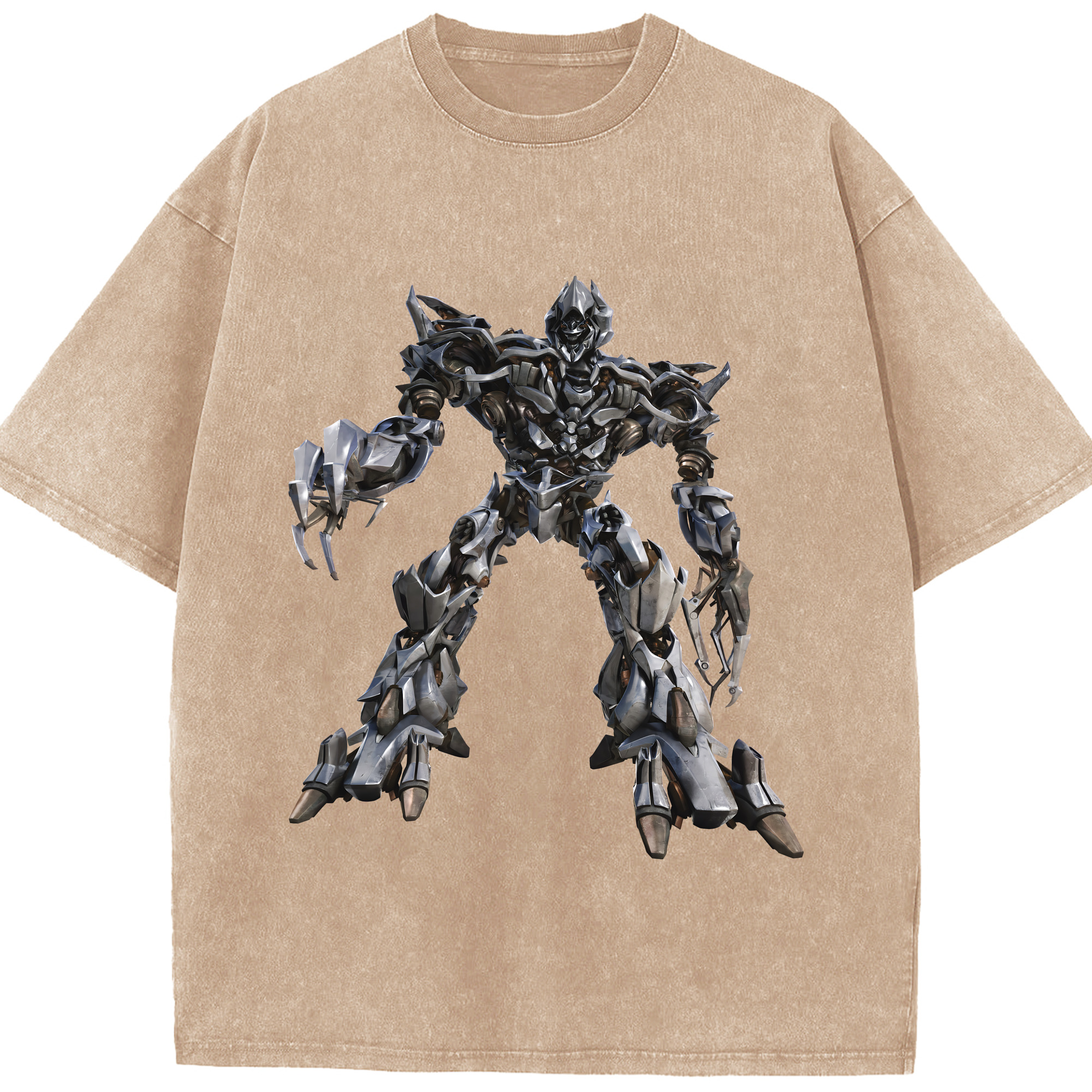（画像用） Transformers トランスフォーマー 綿100% ヴィンテージ風 半袖Tシャツ（フロントプリント）