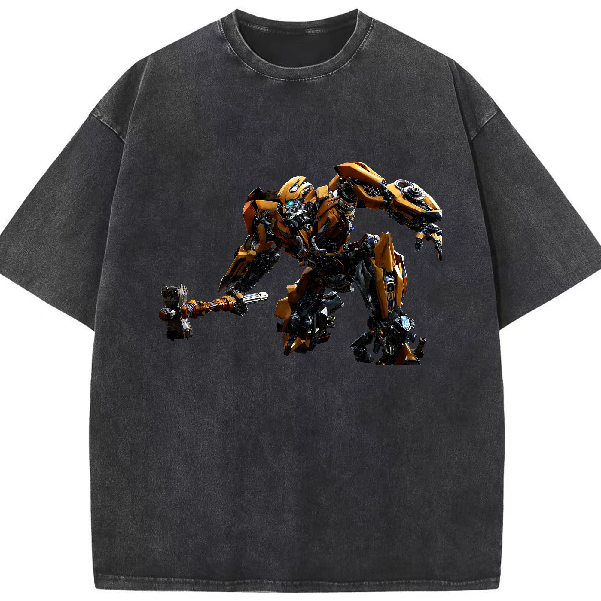 （画像用） Transformers トランスフォーマー 綿100% ヴィンテージ風 半袖Tシャツ（フロントプリント）