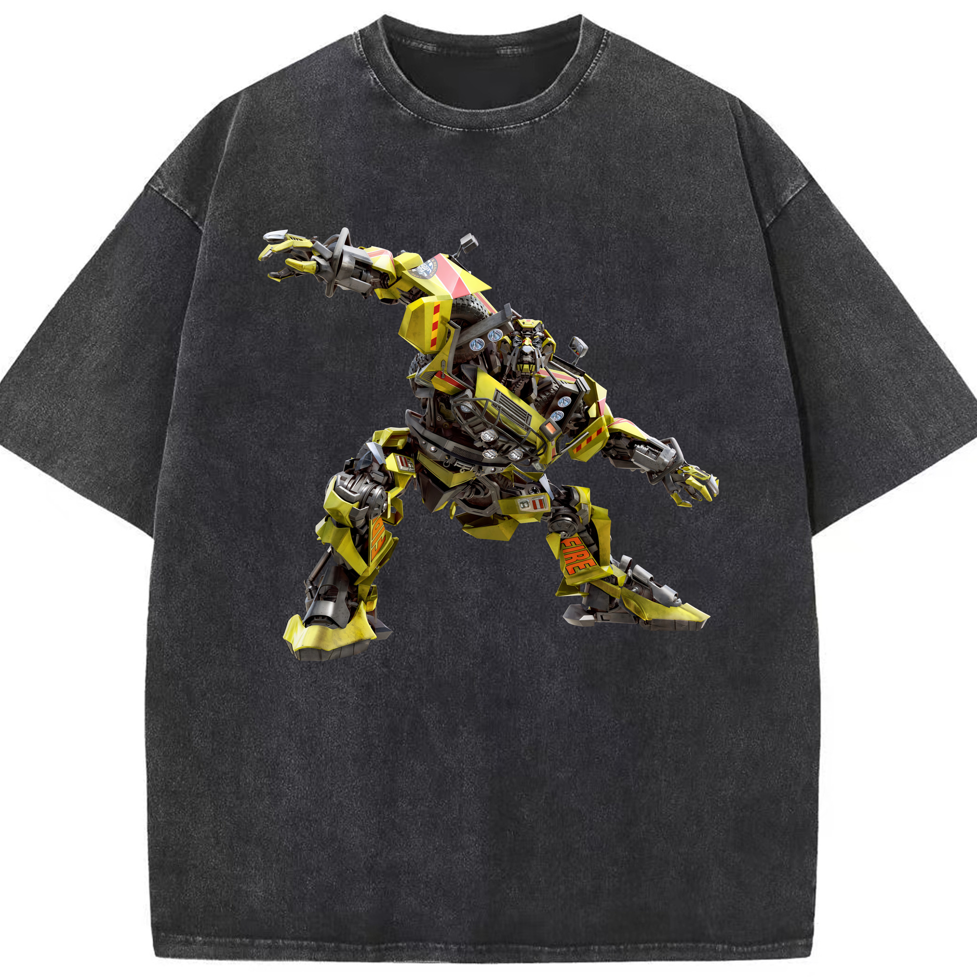 （画像用） Transformers トランスフォーマー 綿100% ヴィンテージ風 半袖Tシャツ（フロントプリント）