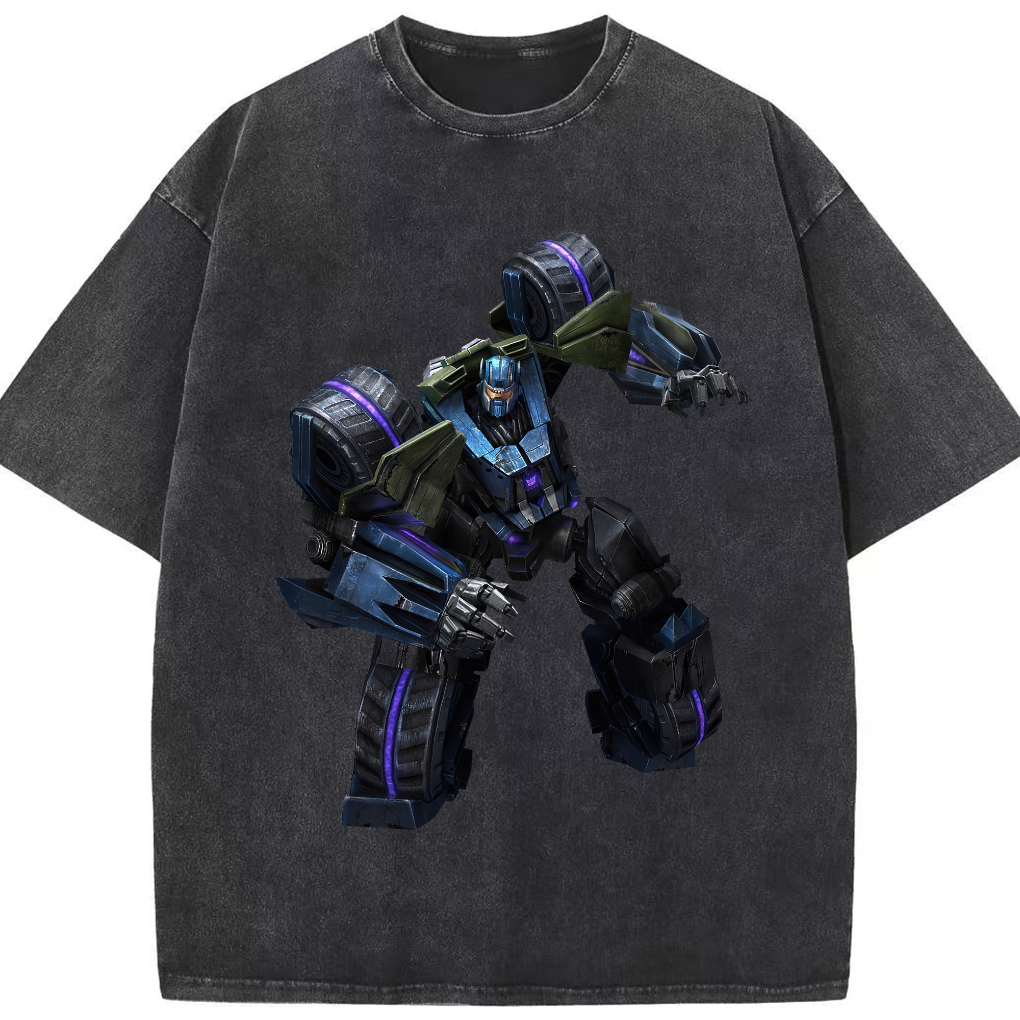 （画像用） Transformers トランスフォーマー 綿100% ヴィンテージ風 半袖Tシャツ（フロントプリント）
