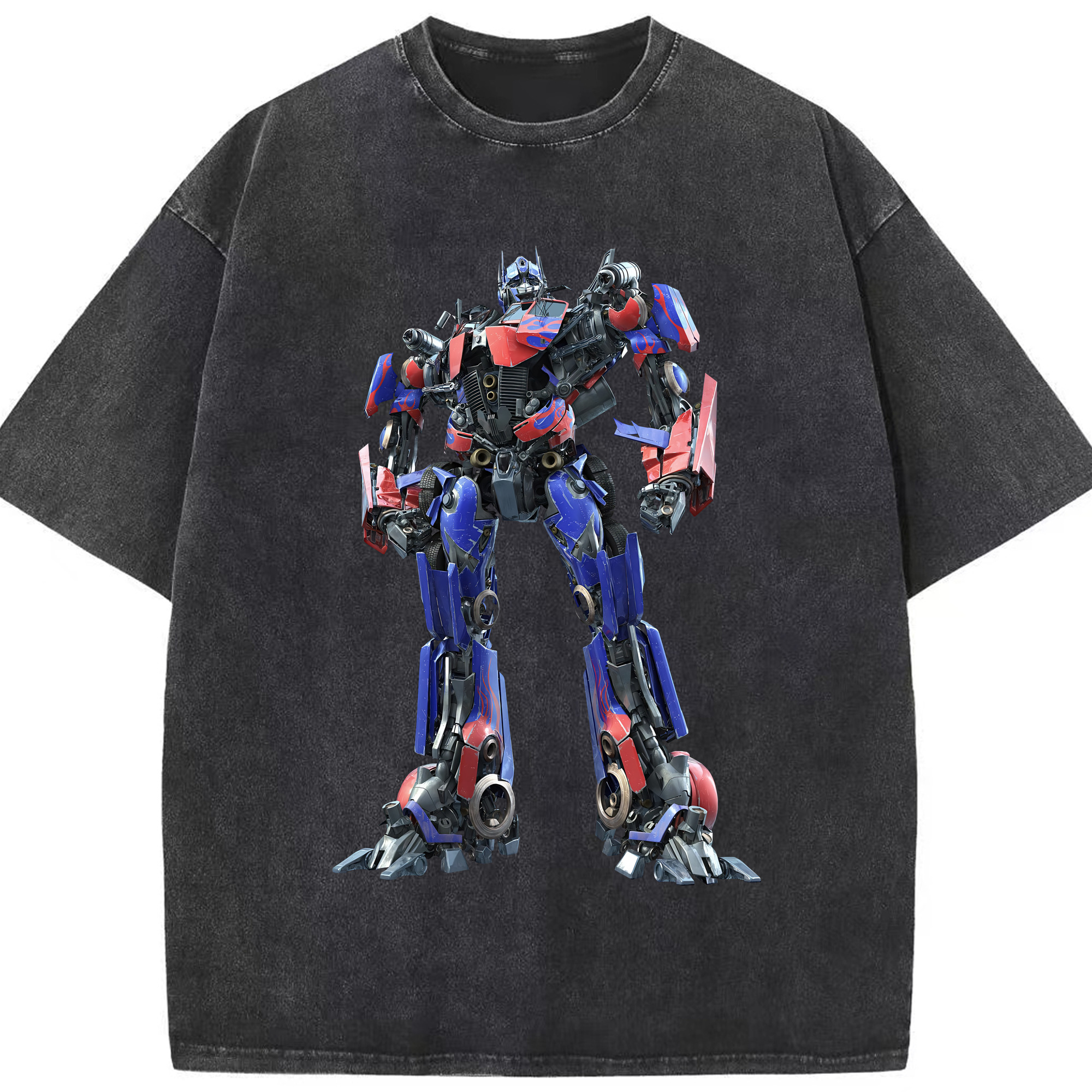 （画像用） Transformers トランスフォーマー 綿100% ヴィンテージ風 半袖Tシャツ（フロントプリント）