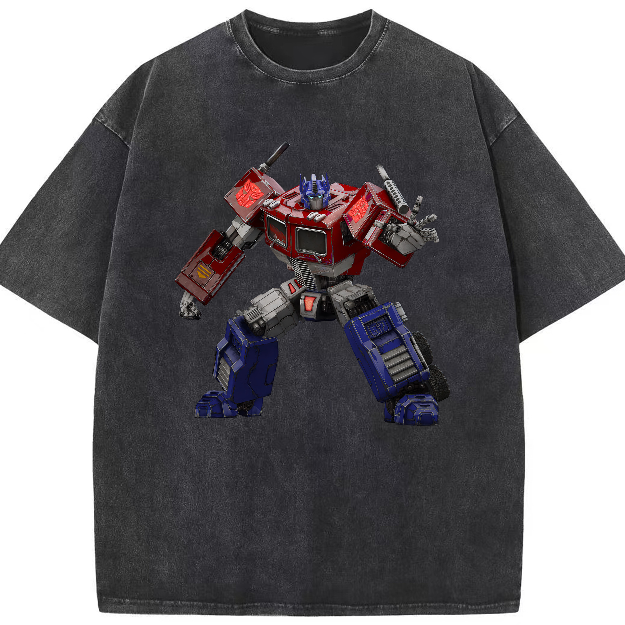 （画像用） Transformers トランスフォーマー 綿100% ヴィンテージ風 半袖Tシャツ（フロントプリント）