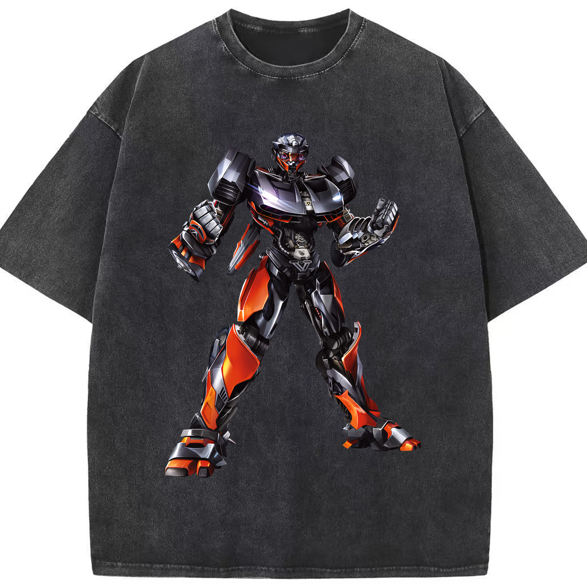（画像用） Transformers トランスフォーマー 綿100% ヴィンテージ風 半袖Tシャツ（フロントプリント）