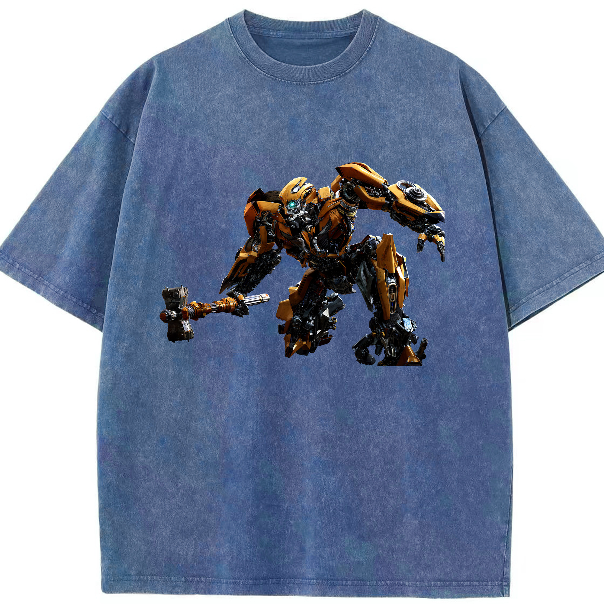 （画像用） Transformers トランスフォーマー 綿100% ヴィンテージ風 半袖Tシャツ（フロントプリント）