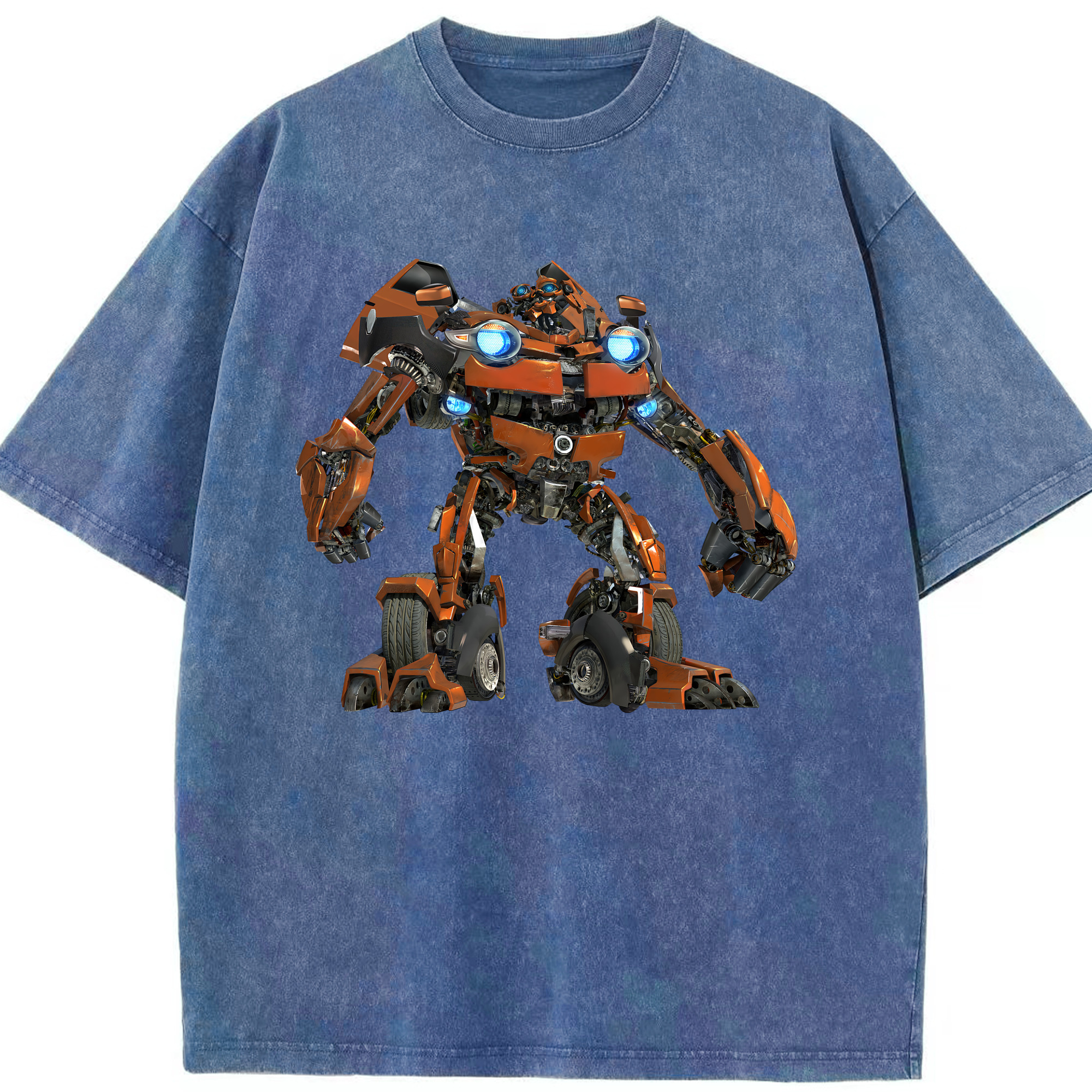 （画像用） Transformers トランスフォーマー 綿100% ヴィンテージ風 半袖Tシャツ（フロントプリント）