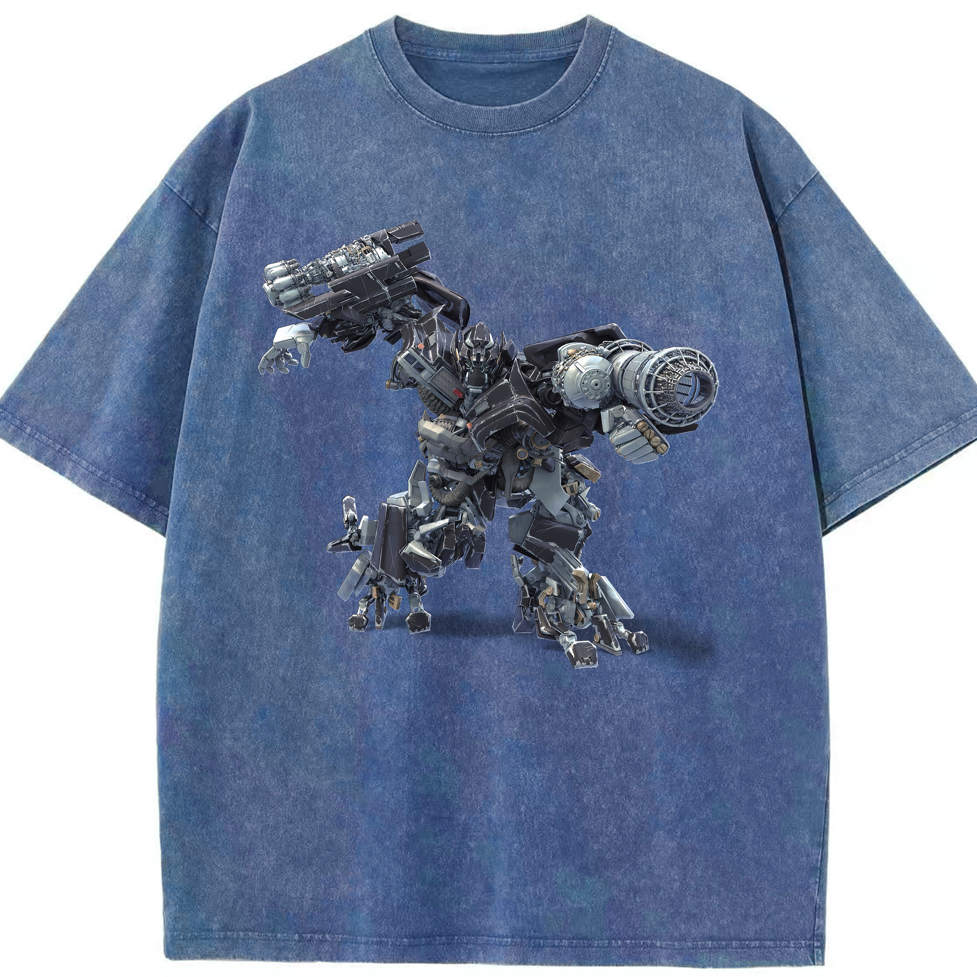 （画像用） Transformers トランスフォーマー 綿100% ヴィンテージ風 半袖Tシャツ（フロントプリント）