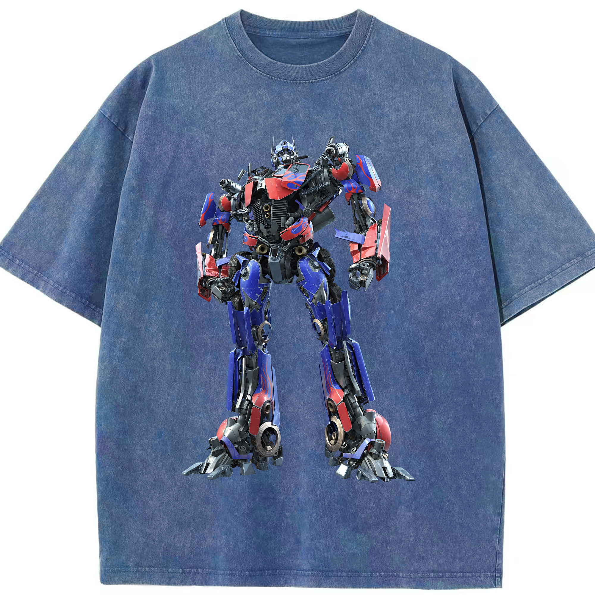 （画像用） Transformers トランスフォーマー 綿100% ヴィンテージ風 半袖Tシャツ（フロントプリント）