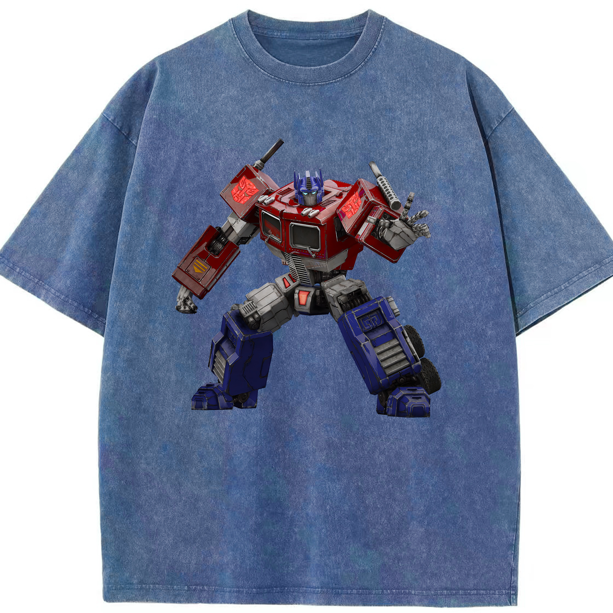 （画像用） Transformers トランスフォーマー 綿100% ヴィンテージ風 半袖Tシャツ（フロントプリント）