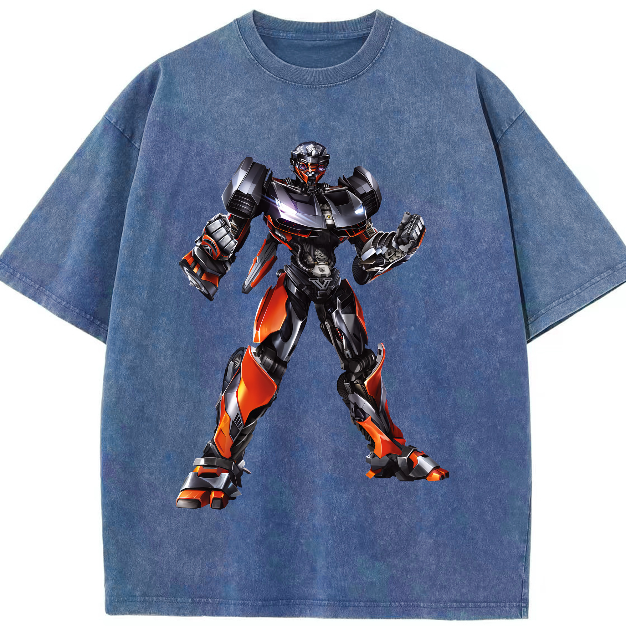 （画像用） Transformers トランスフォーマー 綿100% ヴィンテージ風 半袖Tシャツ（フロントプリント）
