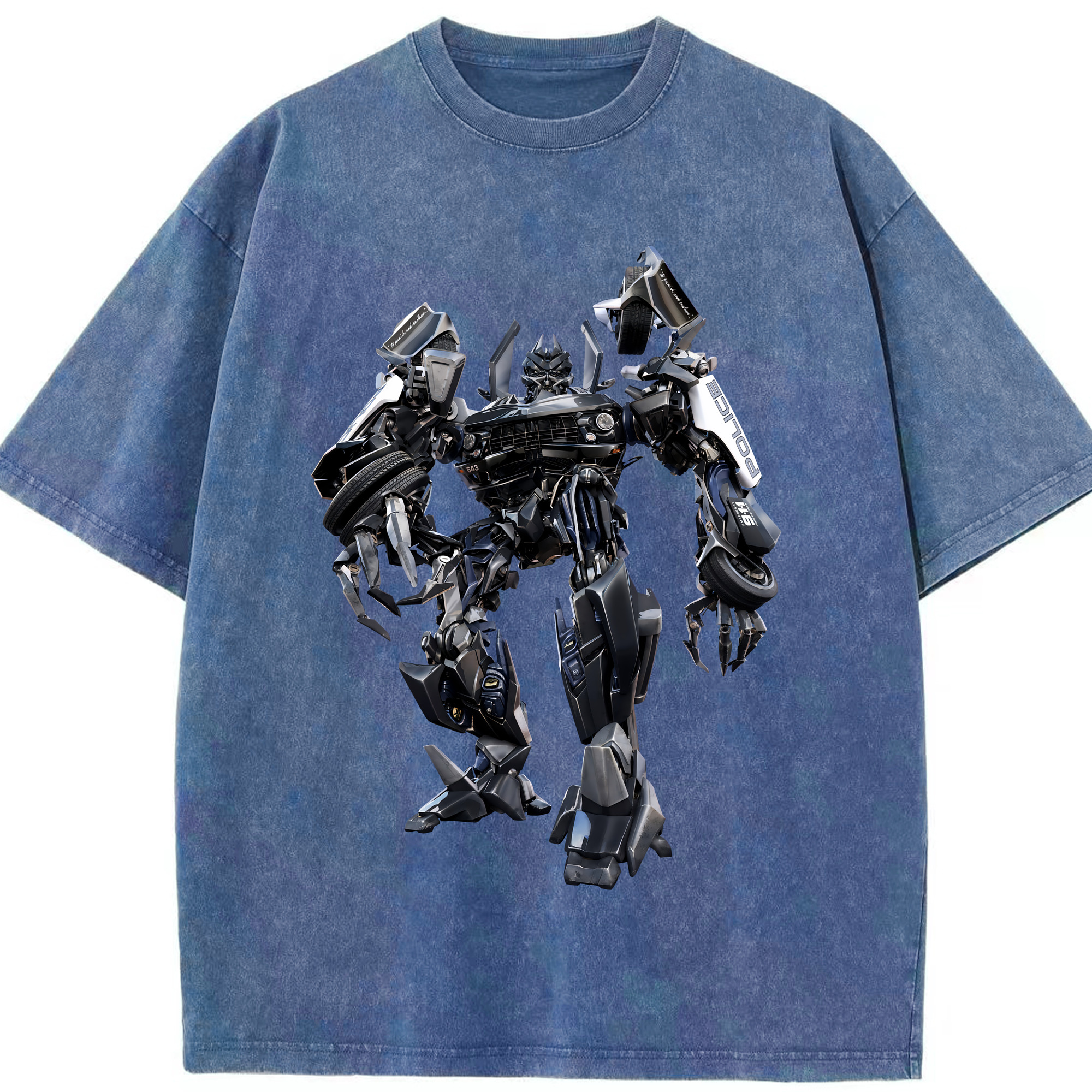 （画像用） Transformers トランスフォーマー 綿100% ヴィンテージ風 半袖Tシャツ（フロントプリント）