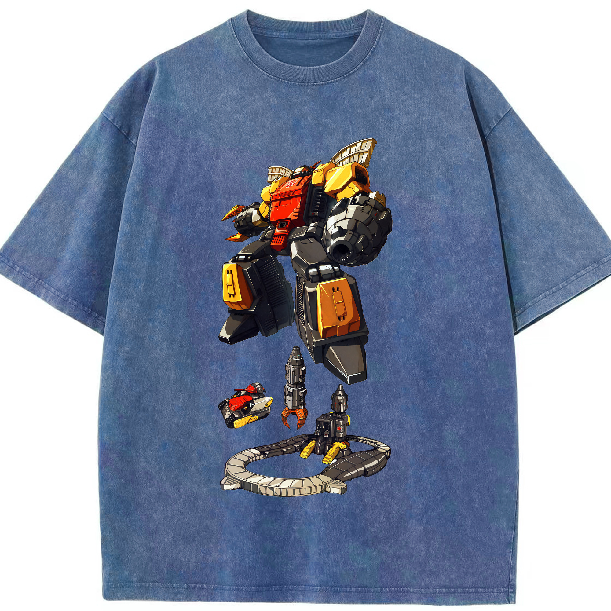 （画像用） Transformers トランスフォーマー 綿100% ヴィンテージ風 半袖Tシャツ（フロントプリント）