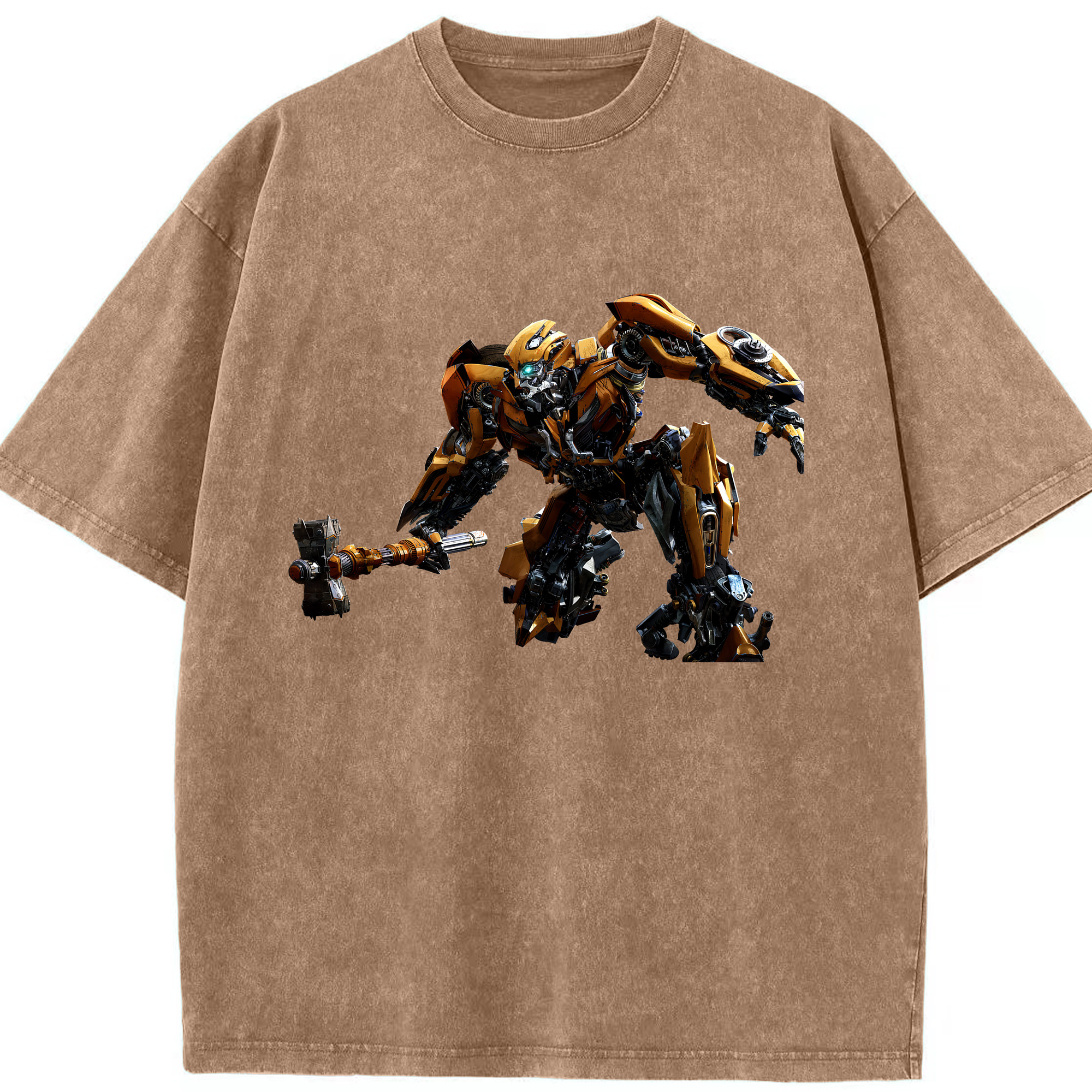 （画像用） Transformers トランスフォーマー 綿100% ヴィンテージ風 半袖Tシャツ（フロントプリント）