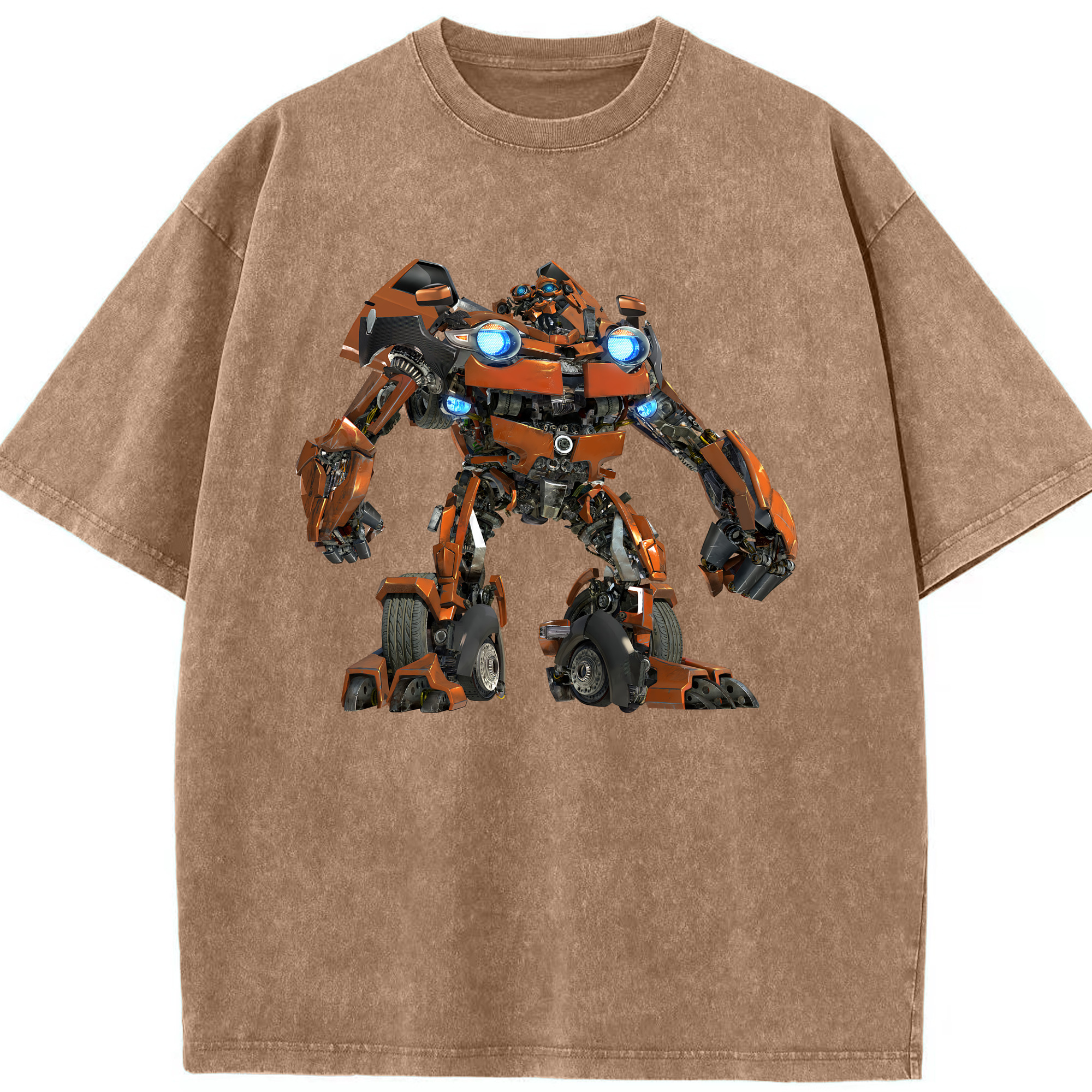 （画像用） Transformers トランスフォーマー 綿100% ヴィンテージ風 半袖Tシャツ（フロントプリント）