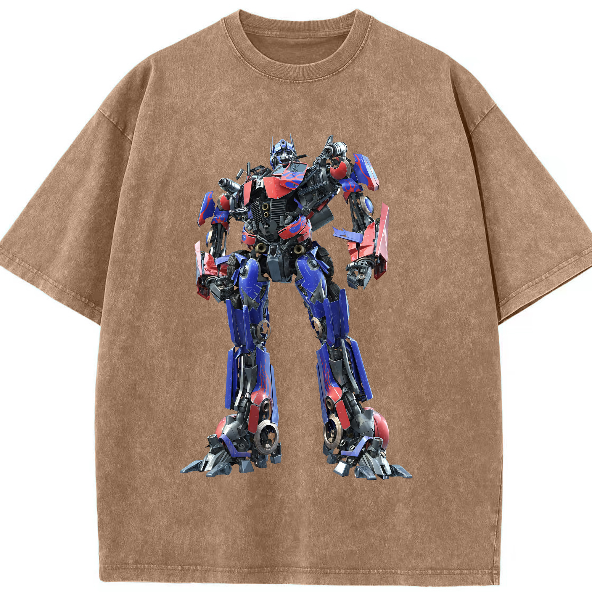 （画像用） Transformers トランスフォーマー 綿100% ヴィンテージ風 半袖Tシャツ（フロントプリント）