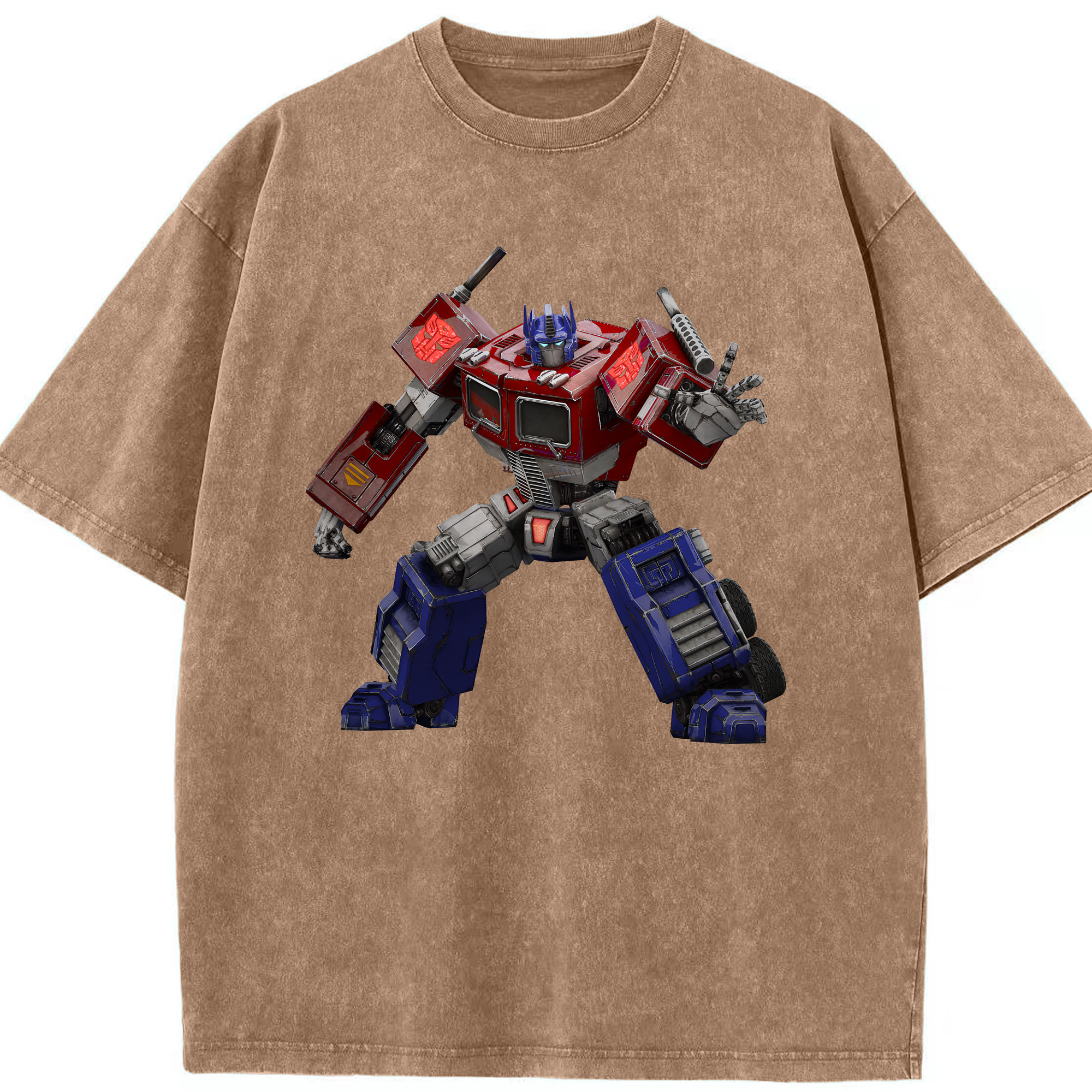 （画像用） Transformers トランスフォーマー 綿100% ヴィンテージ風 半袖Tシャツ（フロントプリント）
