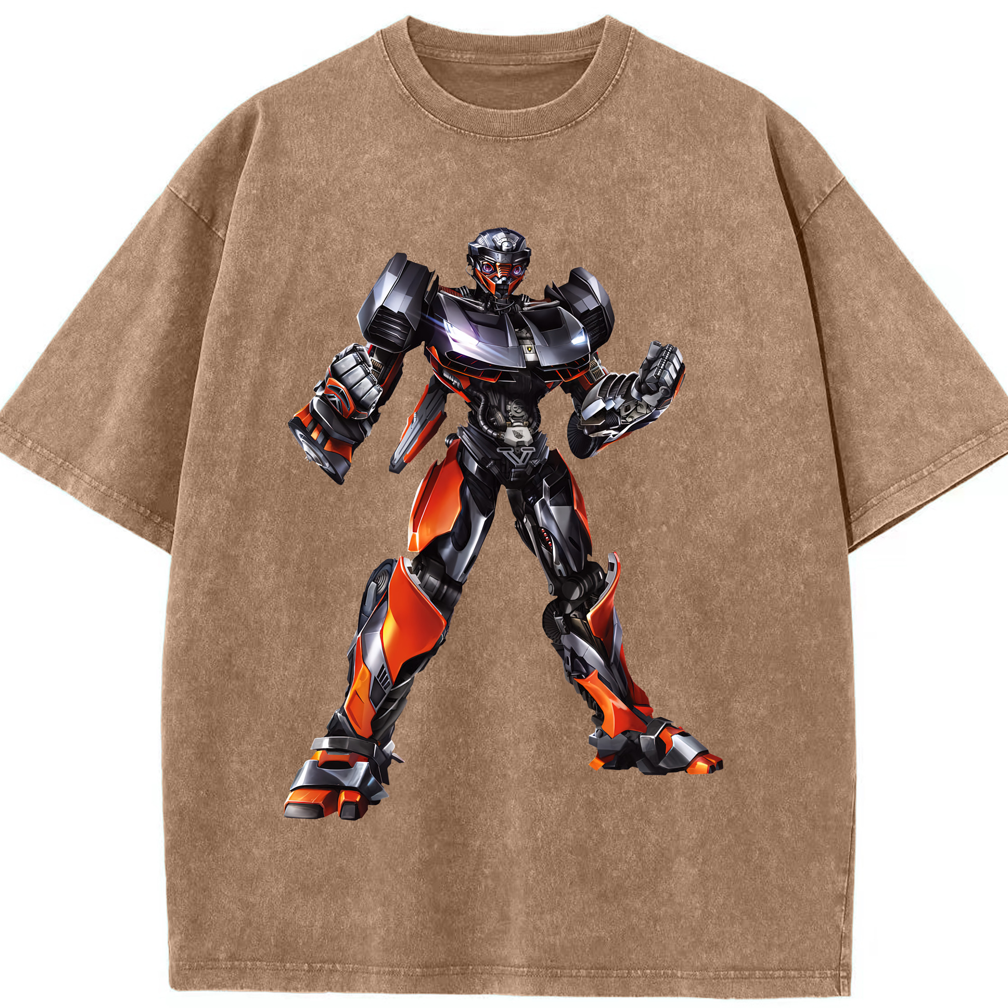 （画像用） Transformers トランスフォーマー 綿100% ヴィンテージ風 半袖Tシャツ（フロントプリント）