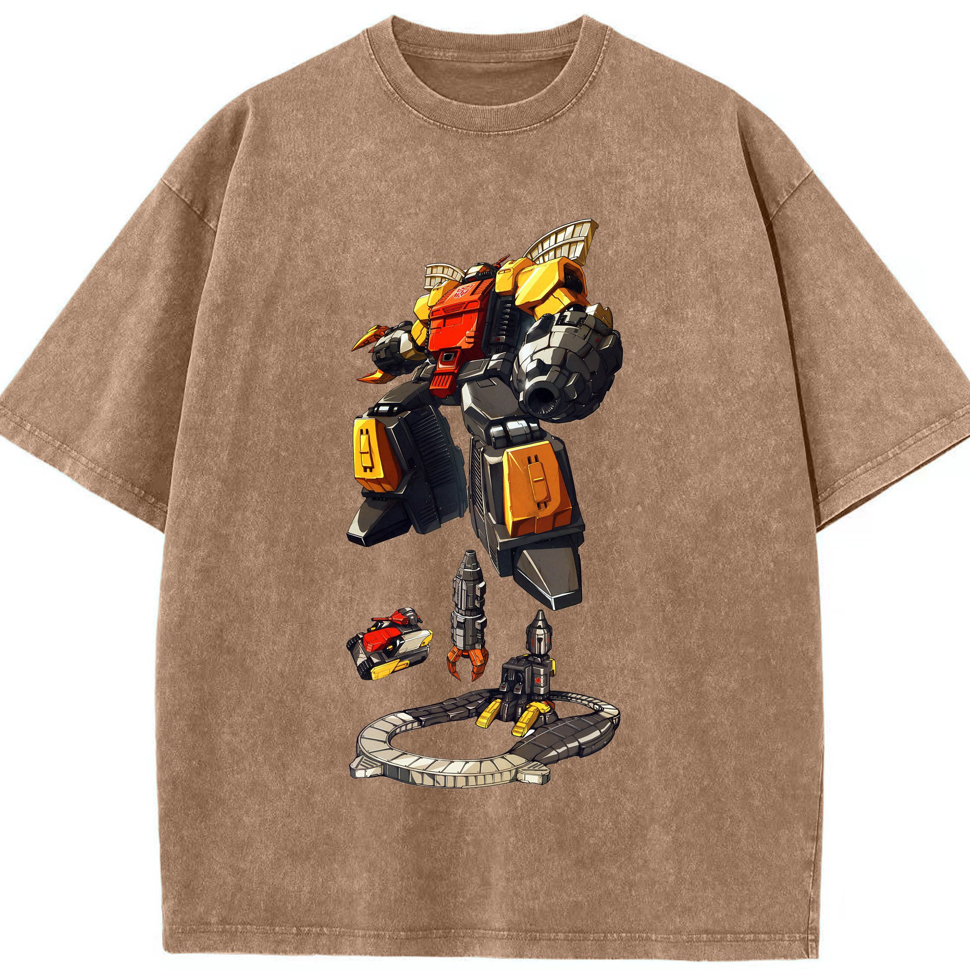 （画像用） Transformers トランスフォーマー 綿100% ヴィンテージ風 半袖Tシャツ（フロントプリント）