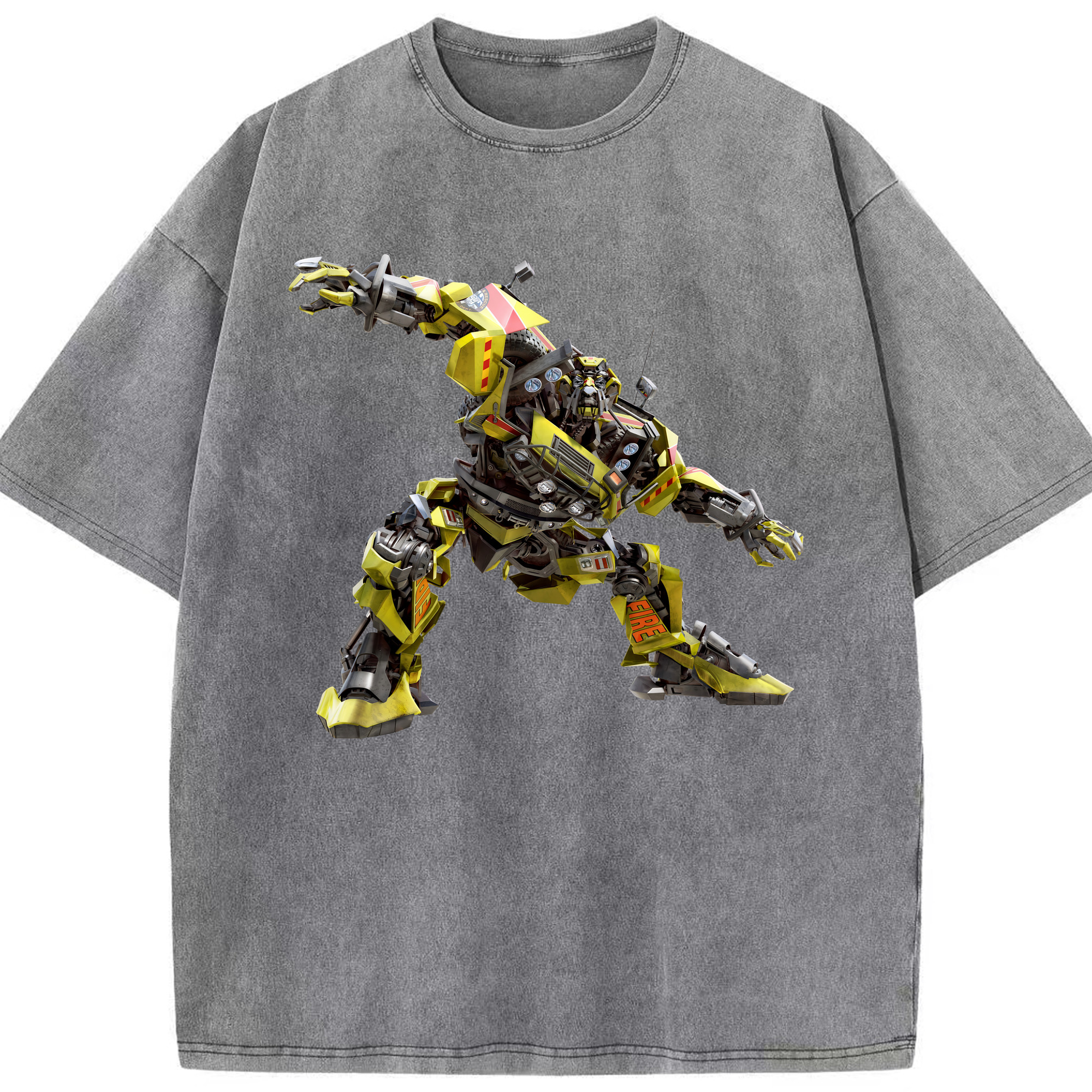 （画像用） Transformers トランスフォーマー 綿100% ヴィンテージ風 半袖Tシャツ（フロントプリント）