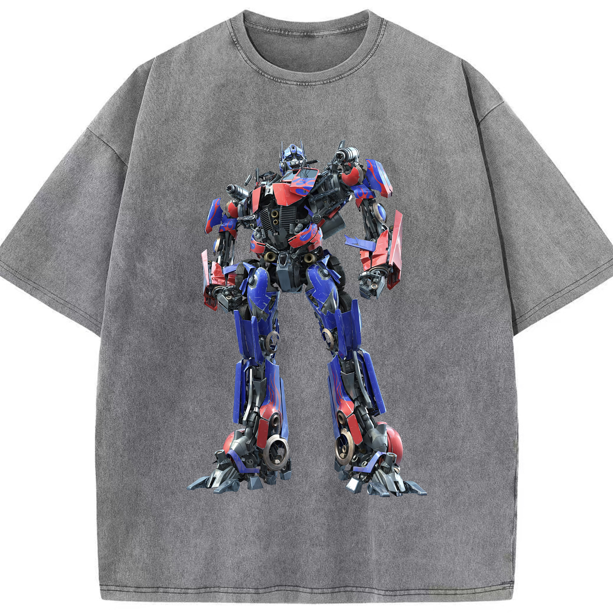 （画像用） Transformers トランスフォーマー 綿100% ヴィンテージ風 半袖Tシャツ（フロントプリント）
