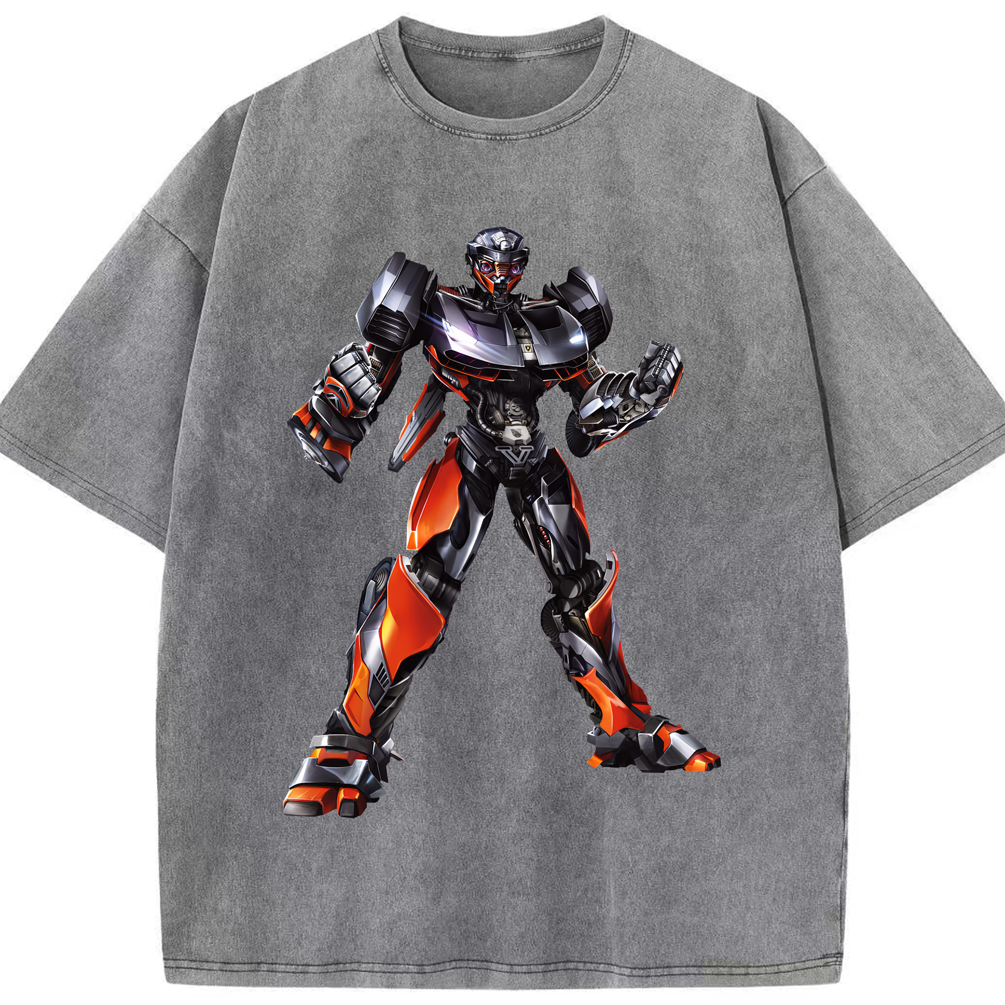 （画像用） Transformers トランスフォーマー 綿100% ヴィンテージ風 半袖Tシャツ（フロントプリント）