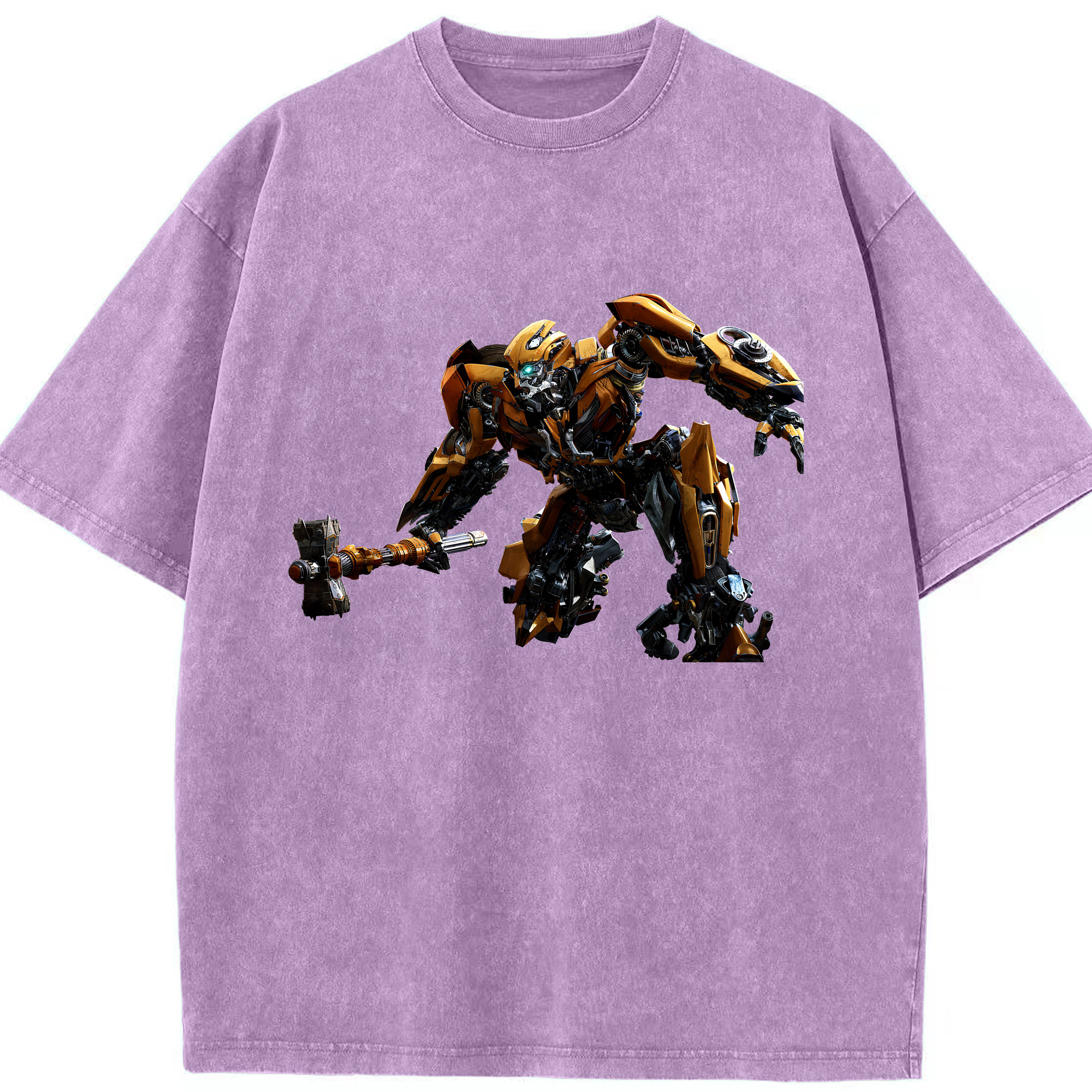 （画像用） Transformers トランスフォーマー 綿100% ヴィンテージ風 半袖Tシャツ（フロントプリント）