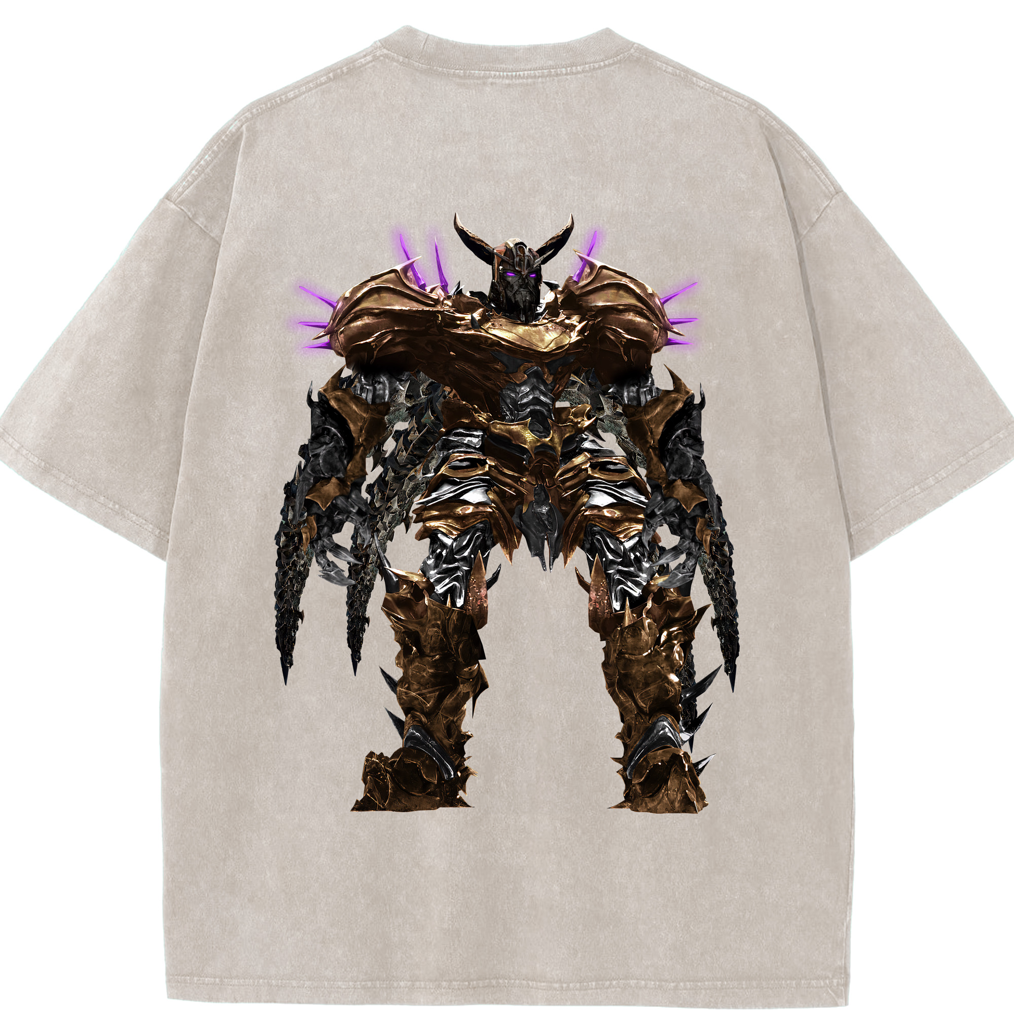 （画像用） Transformers トランスフォーマー 綿100% ヴィンテージ風 半袖Tシャツ（背面プリント）