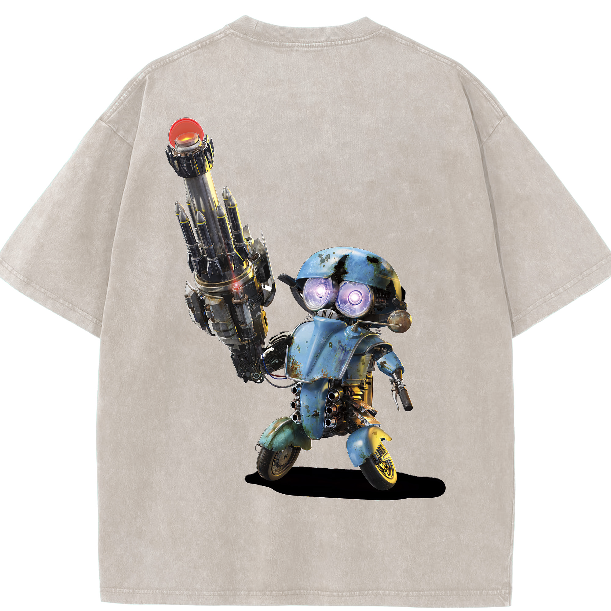 （画像用） Transformers トランスフォーマー 綿100% ヴィンテージ風 半袖Tシャツ（背面プリント）