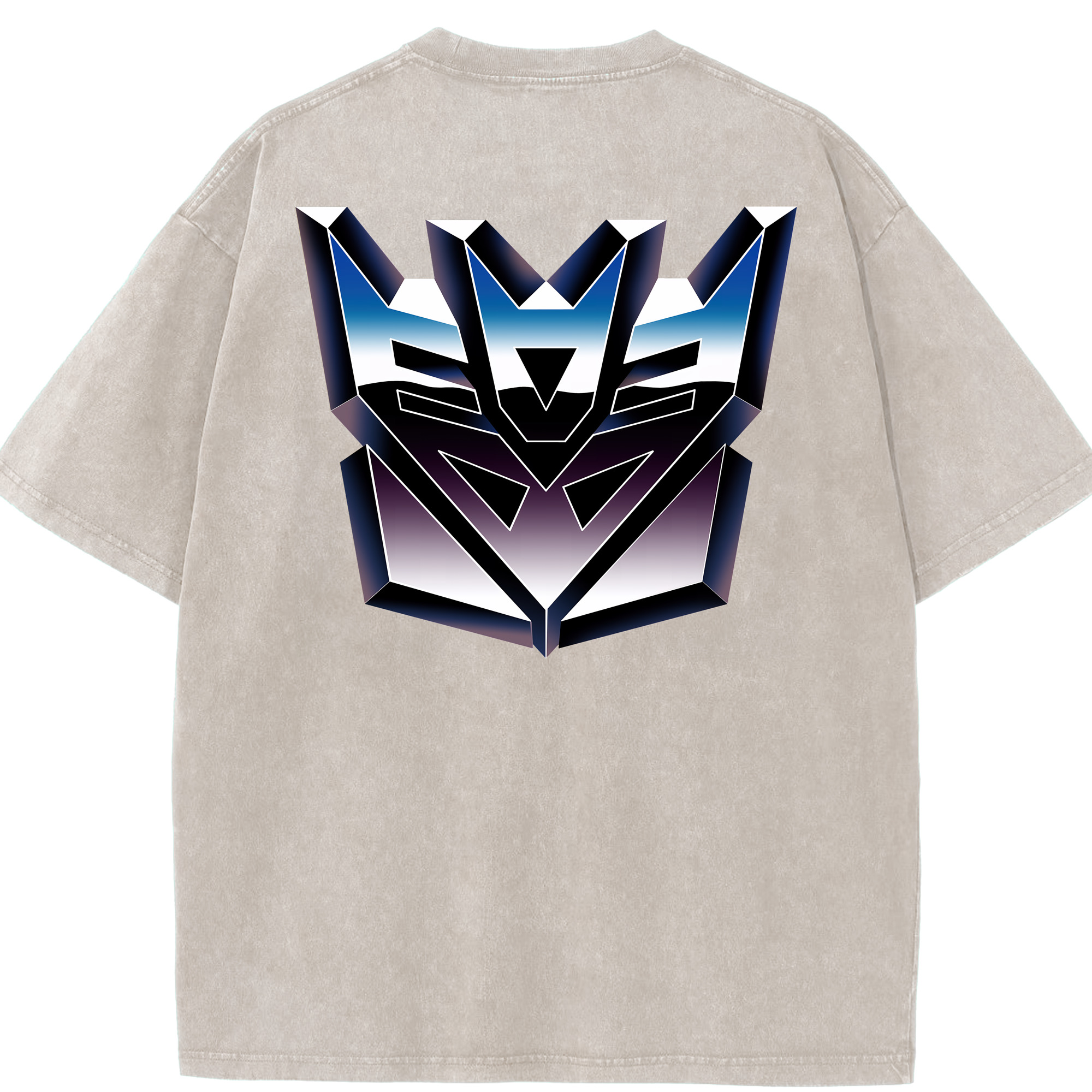 （画像用） Transformers トランスフォーマー 綿100% ヴィンテージ風 半袖Tシャツ（背面プリント）