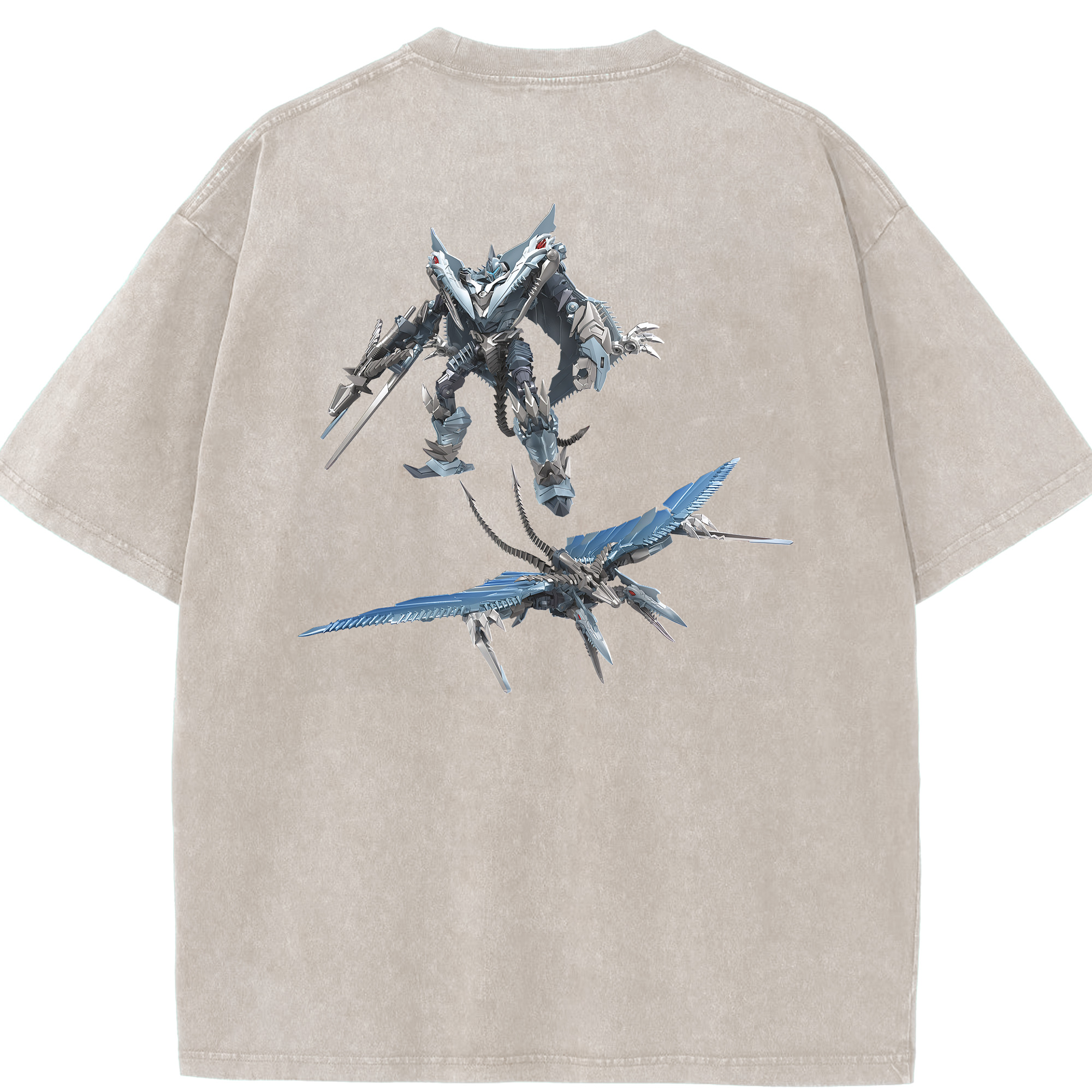 Transformers トランスフォーマー 綿100% ヴィンテージ風 半袖Tシャツ（背面プリント）