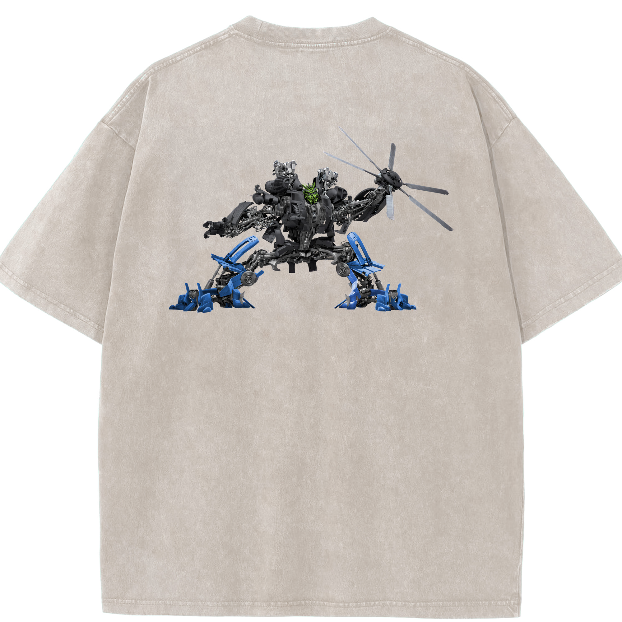 Transformers トランスフォーマー 綿100% ヴィンテージ風 半袖Tシャツ（背面プリント）