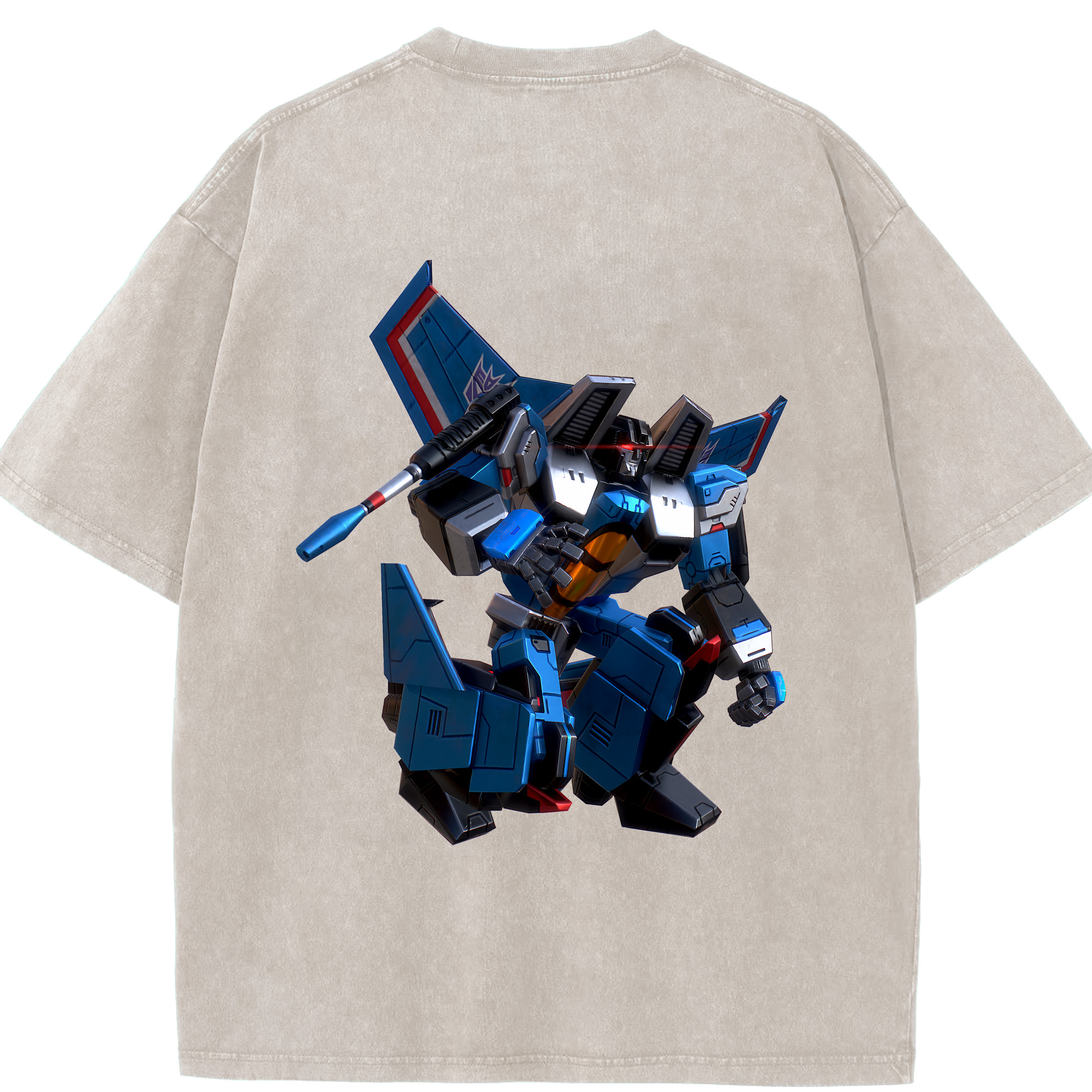 （画像用） Transformers トランスフォーマー 綿100% ヴィンテージ風 半袖Tシャツ（背面プリント）