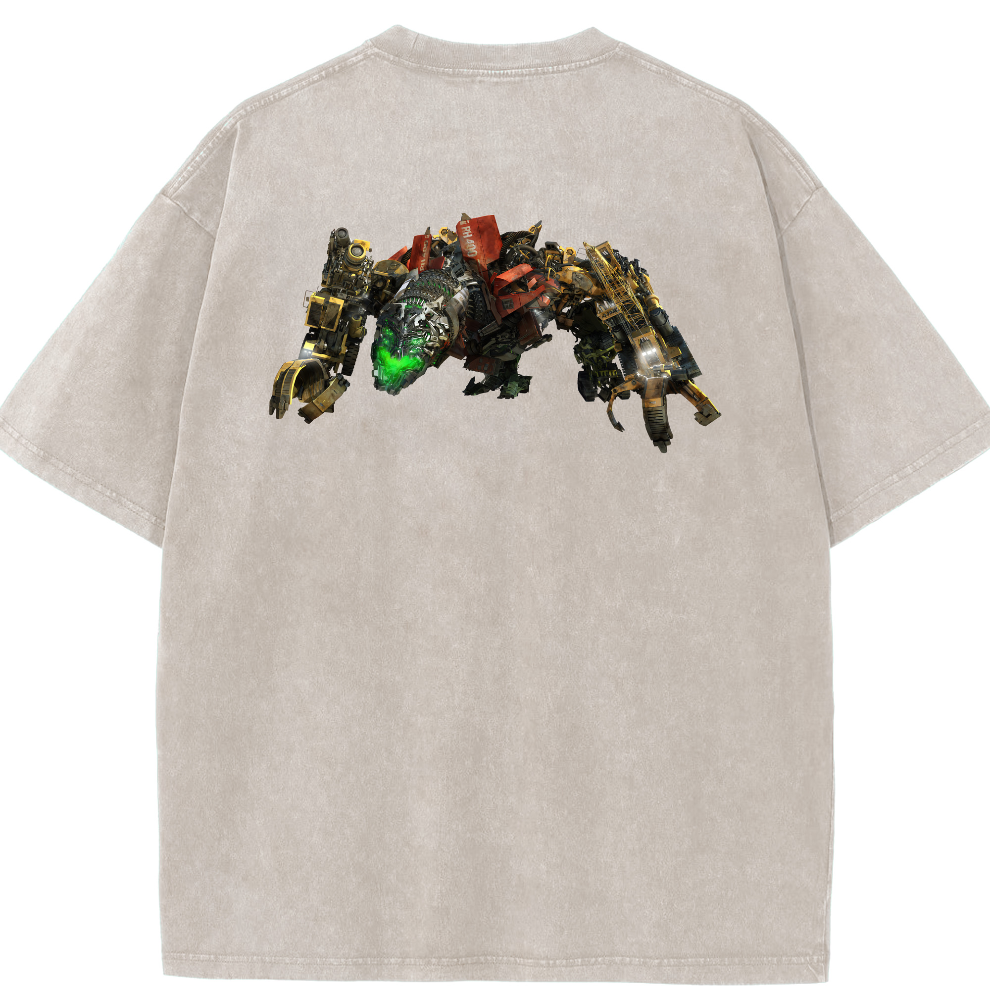 （画像用） Transformers トランスフォーマー 綿100% ヴィンテージ風 半袖Tシャツ（背面プリント）