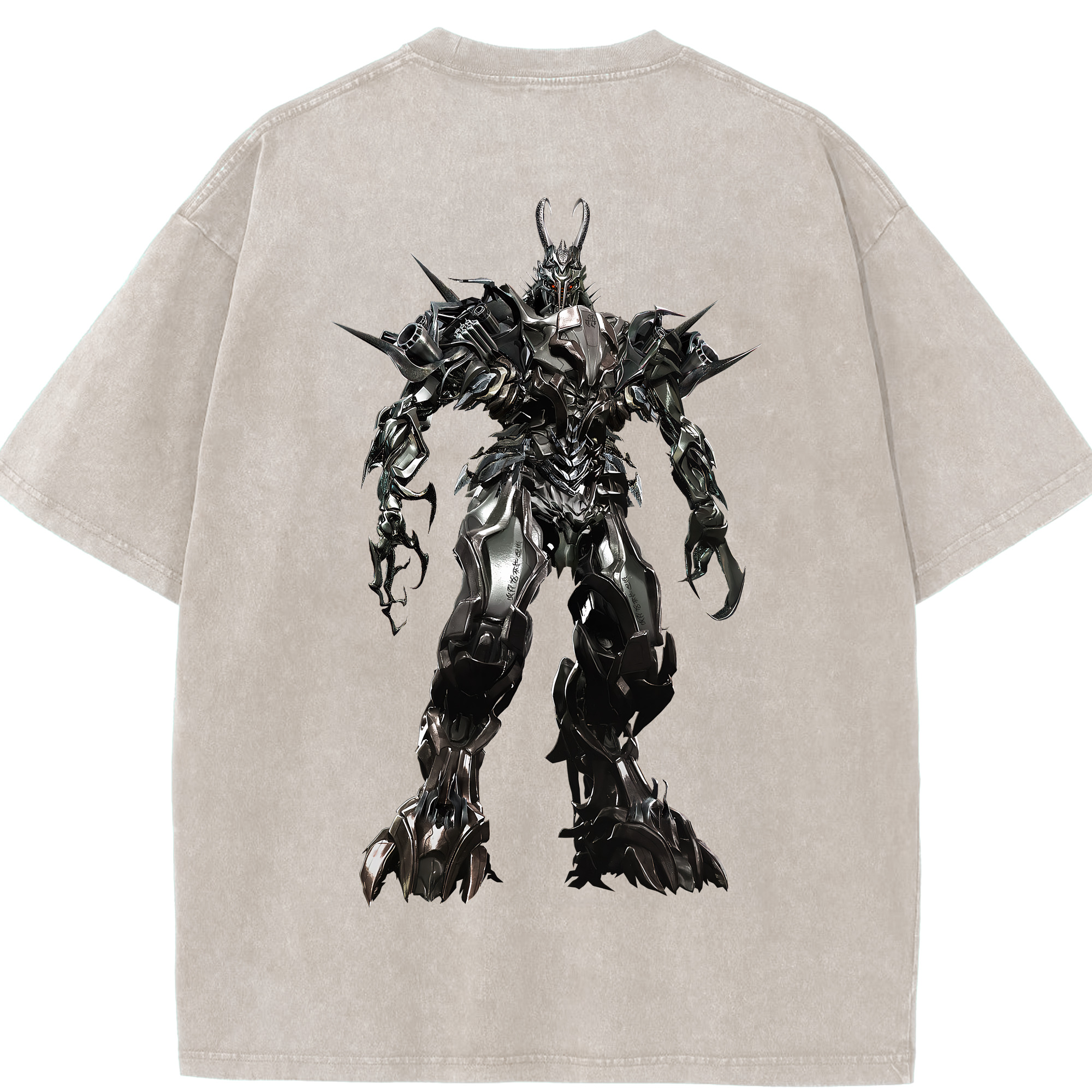 （画像用） Transformers トランスフォーマー 綿100% ヴィンテージ風 半袖Tシャツ（背面プリント）