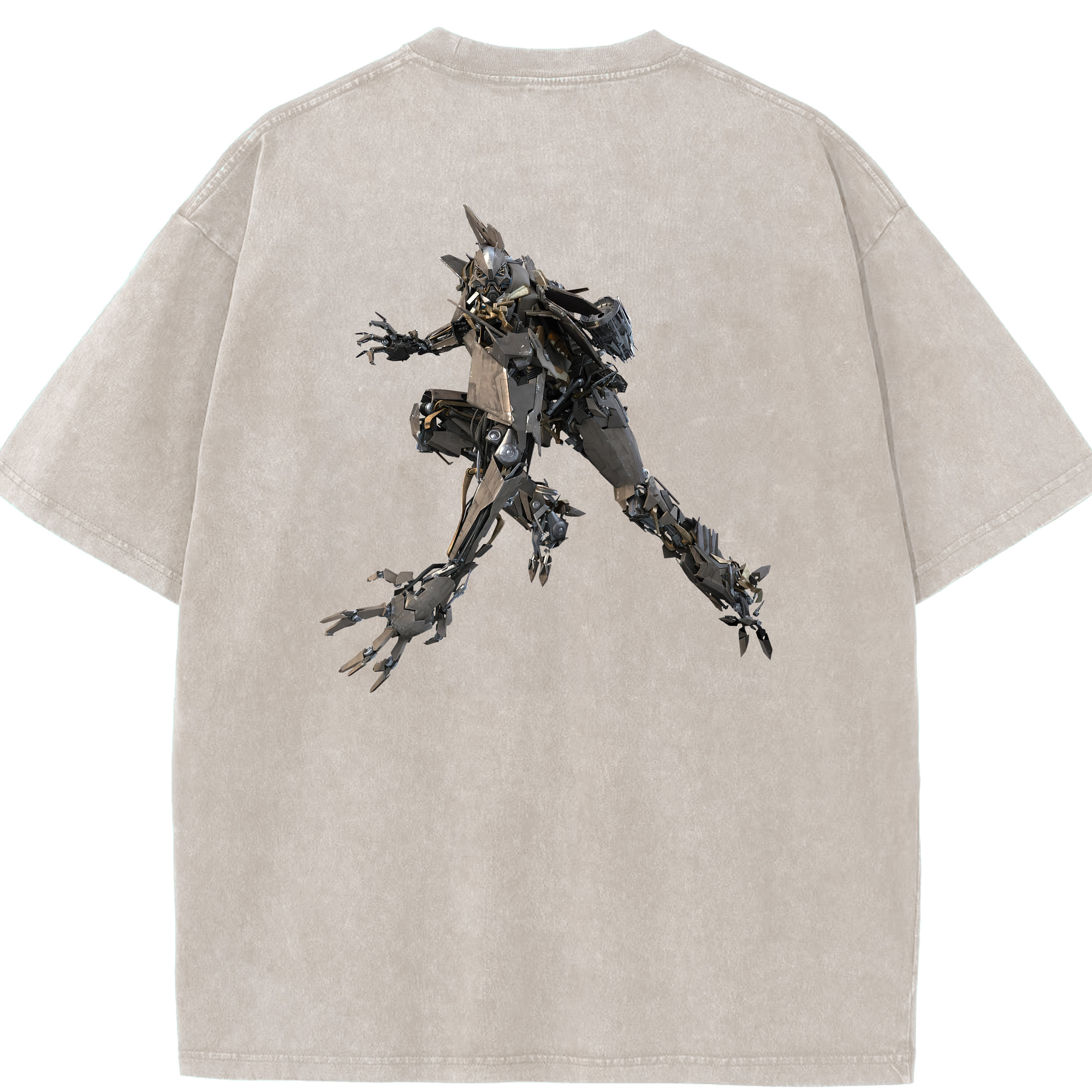 （画像用） Transformers トランスフォーマー 綿100% ヴィンテージ風 半袖Tシャツ（背面プリント）