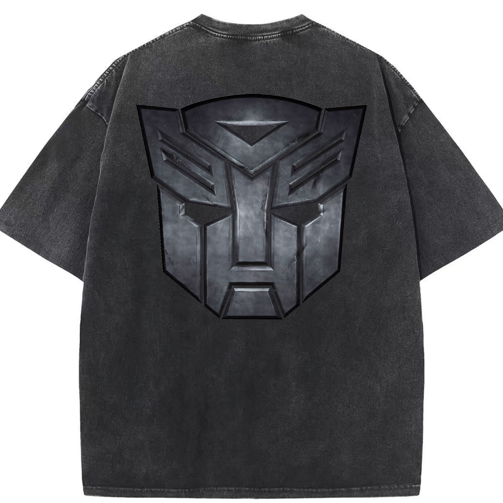 （画像用） Transformers トランスフォーマー 綿100% ヴィンテージ風 半袖Tシャツ（背面プリント）