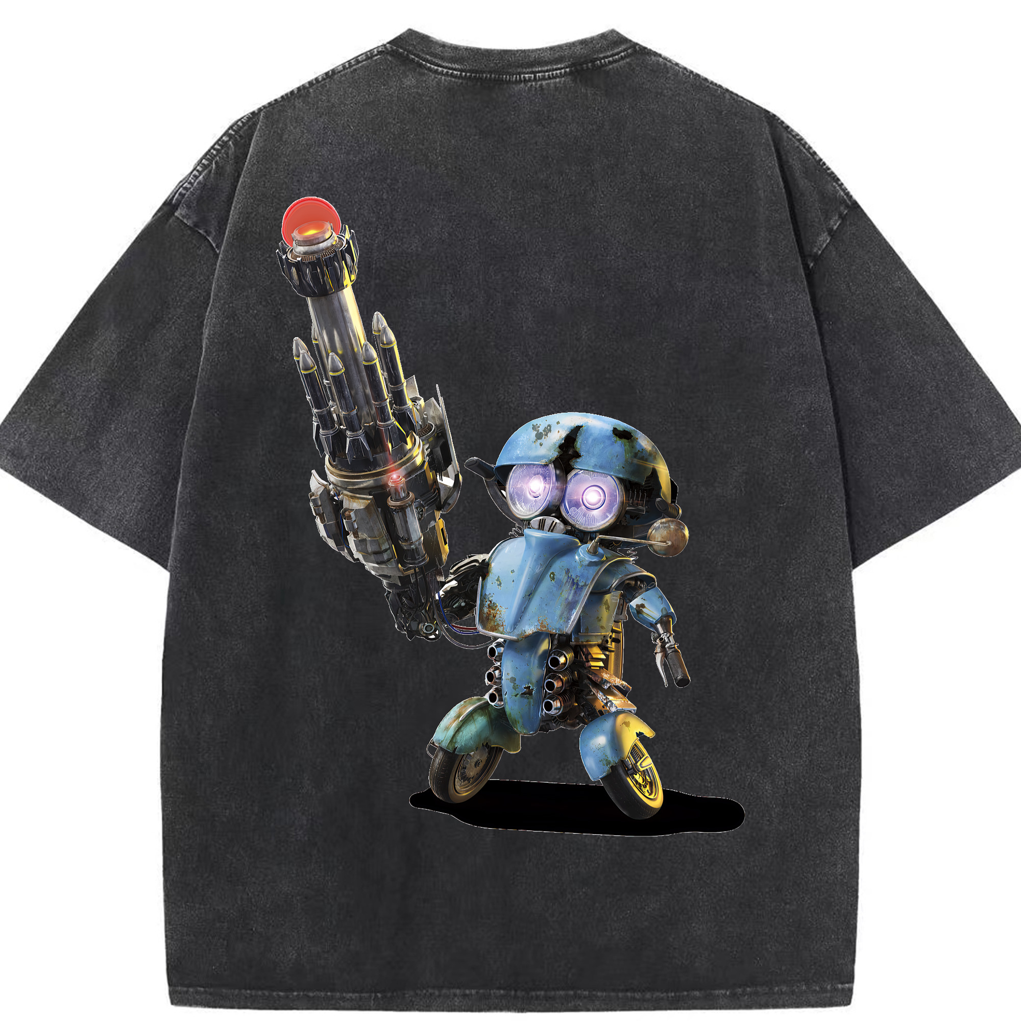 （画像用） Transformers トランスフォーマー 綿100% ヴィンテージ風 半袖Tシャツ（背面プリント）