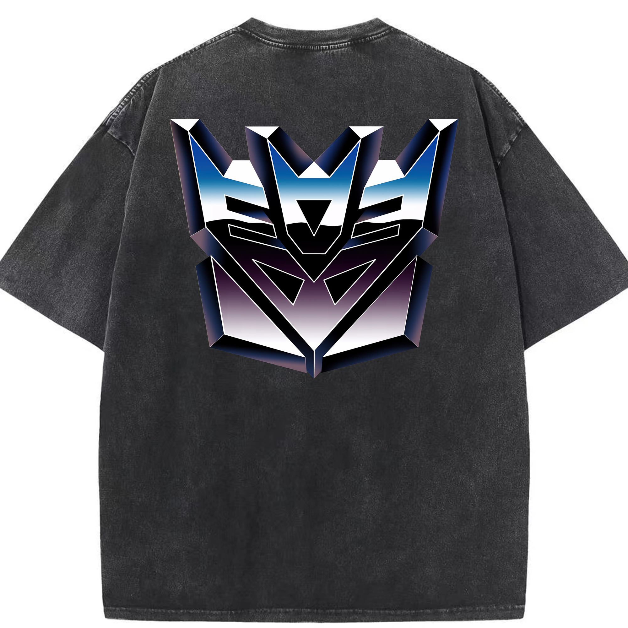 （画像用） Transformers トランスフォーマー 綿100% ヴィンテージ風 半袖Tシャツ（背面プリント）