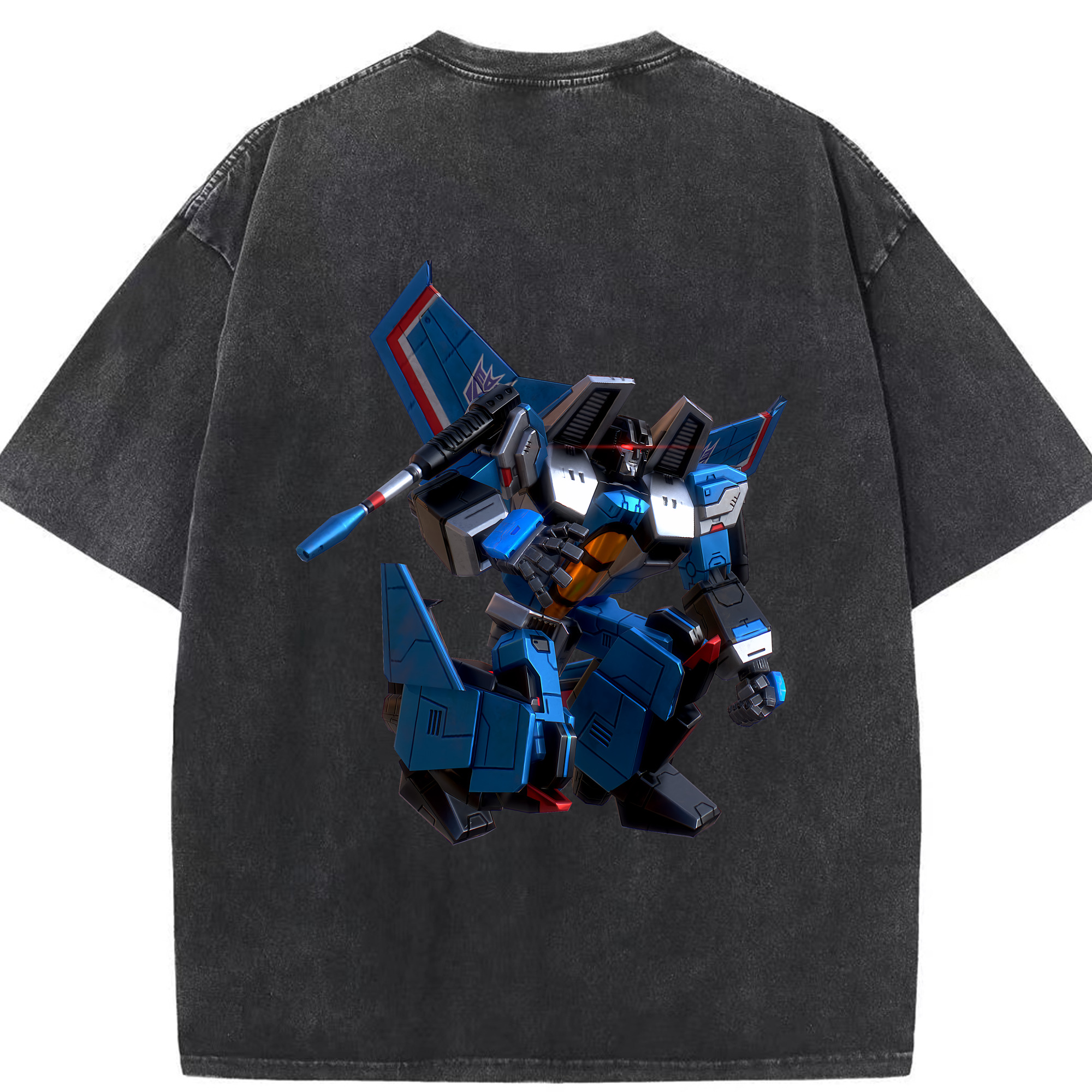 （画像用） Transformers トランスフォーマー 綿100% ヴィンテージ風 半袖Tシャツ（背面プリント）