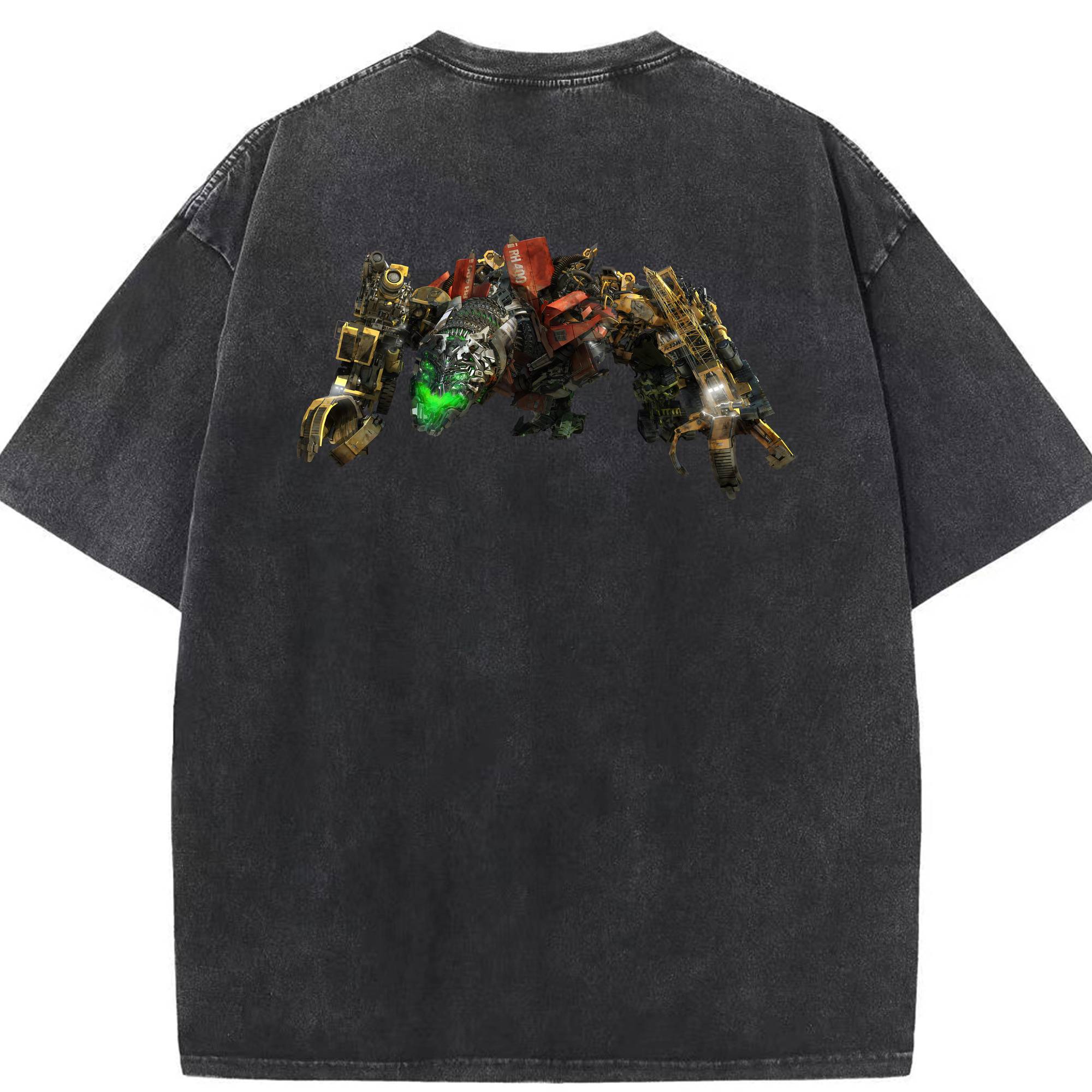（画像用） Transformers トランスフォーマー 綿100% ヴィンテージ風 半袖Tシャツ（背面プリント）