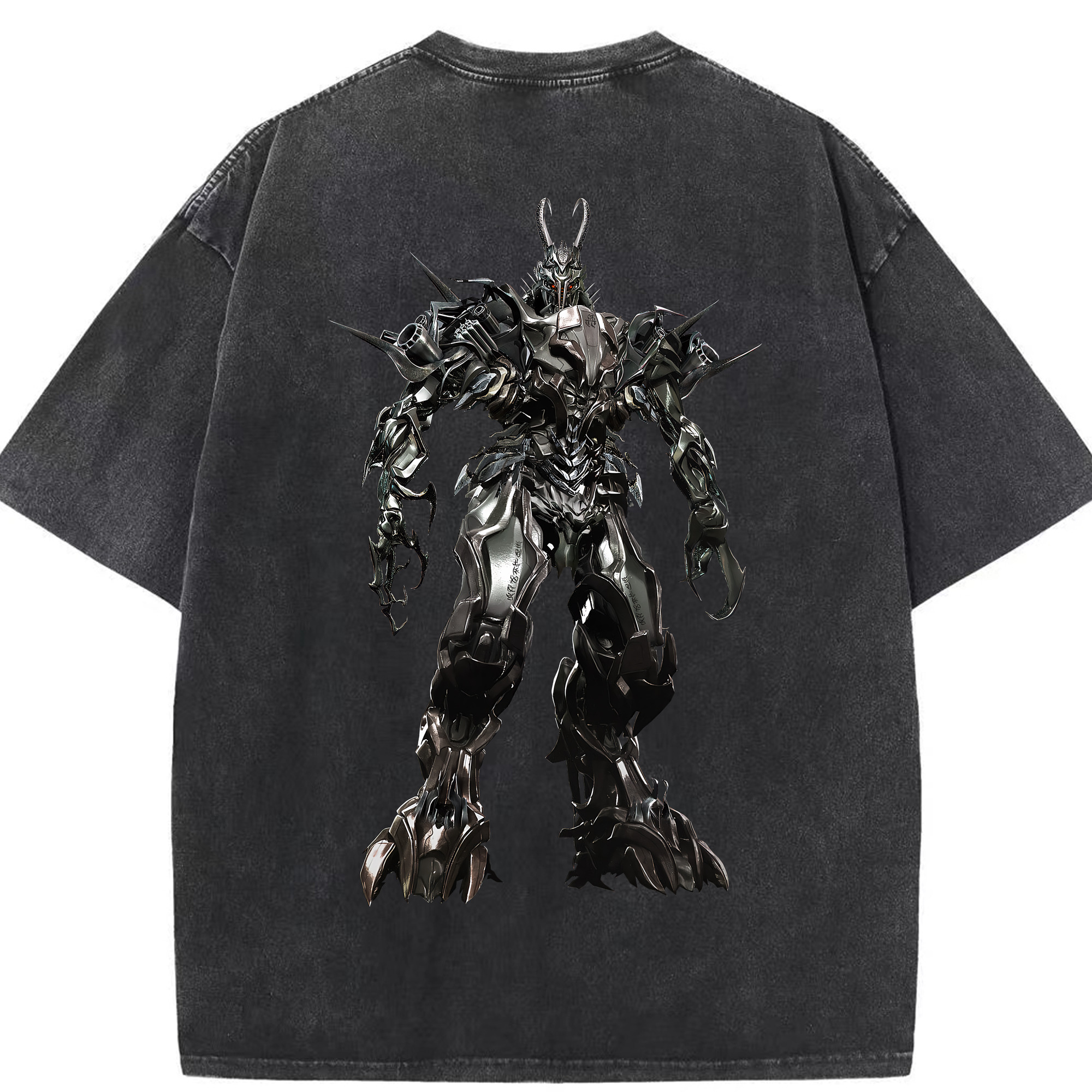 （画像用） Transformers トランスフォーマー 綿100% ヴィンテージ風 半袖Tシャツ（背面プリント）