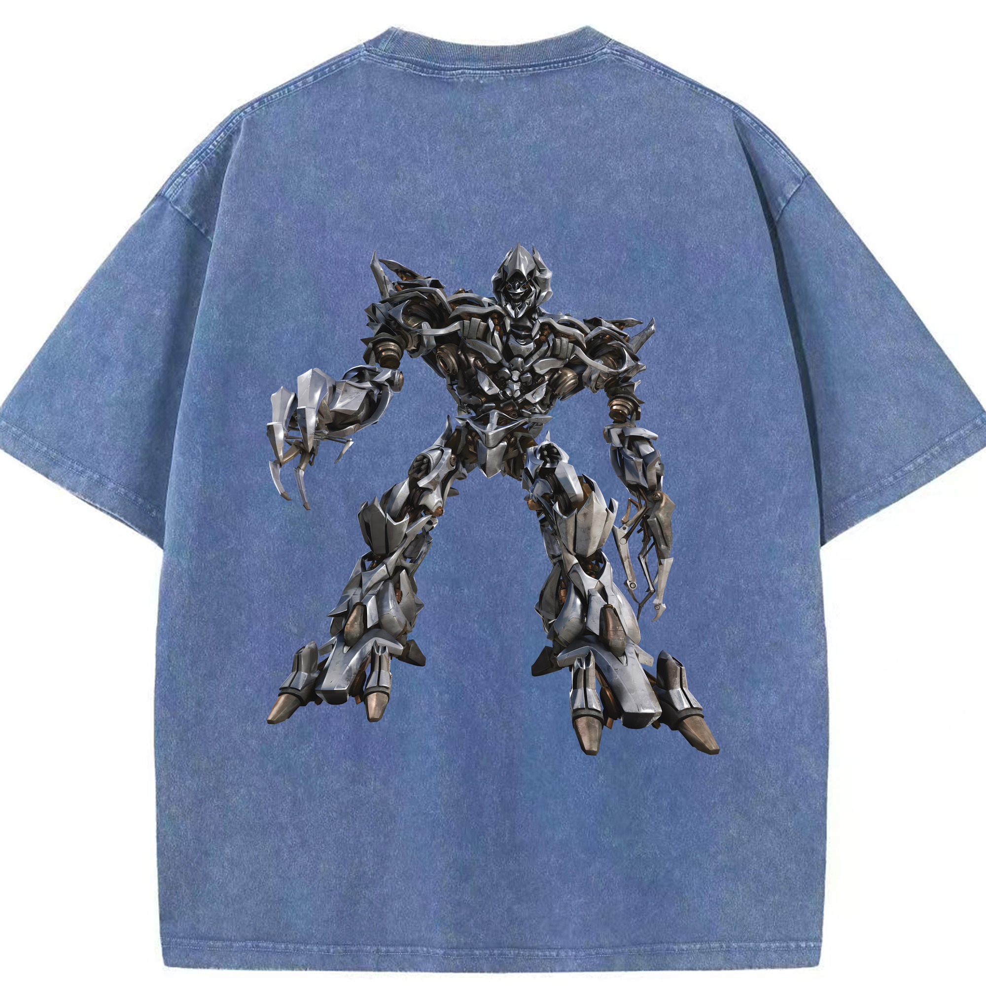 （画像用） Transformers トランスフォーマー 綿100% ヴィンテージ風 半袖Tシャツ（背面プリント）