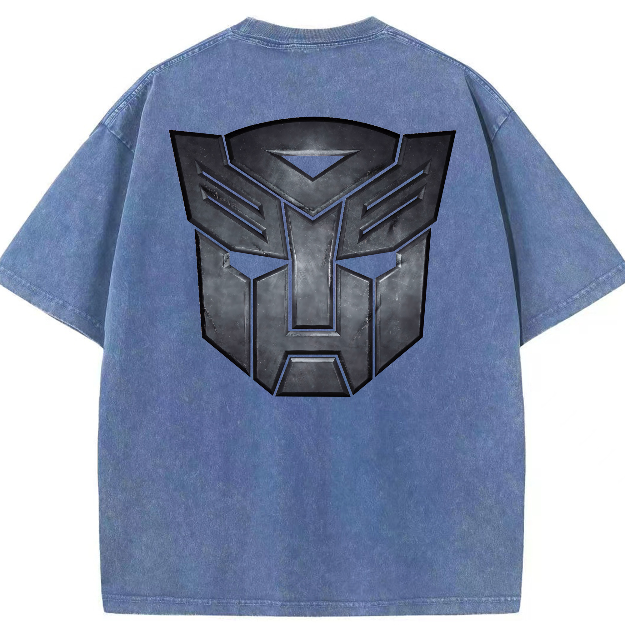 （画像用） Transformers トランスフォーマー 綿100% ヴィンテージ風 半袖Tシャツ（背面プリント）
