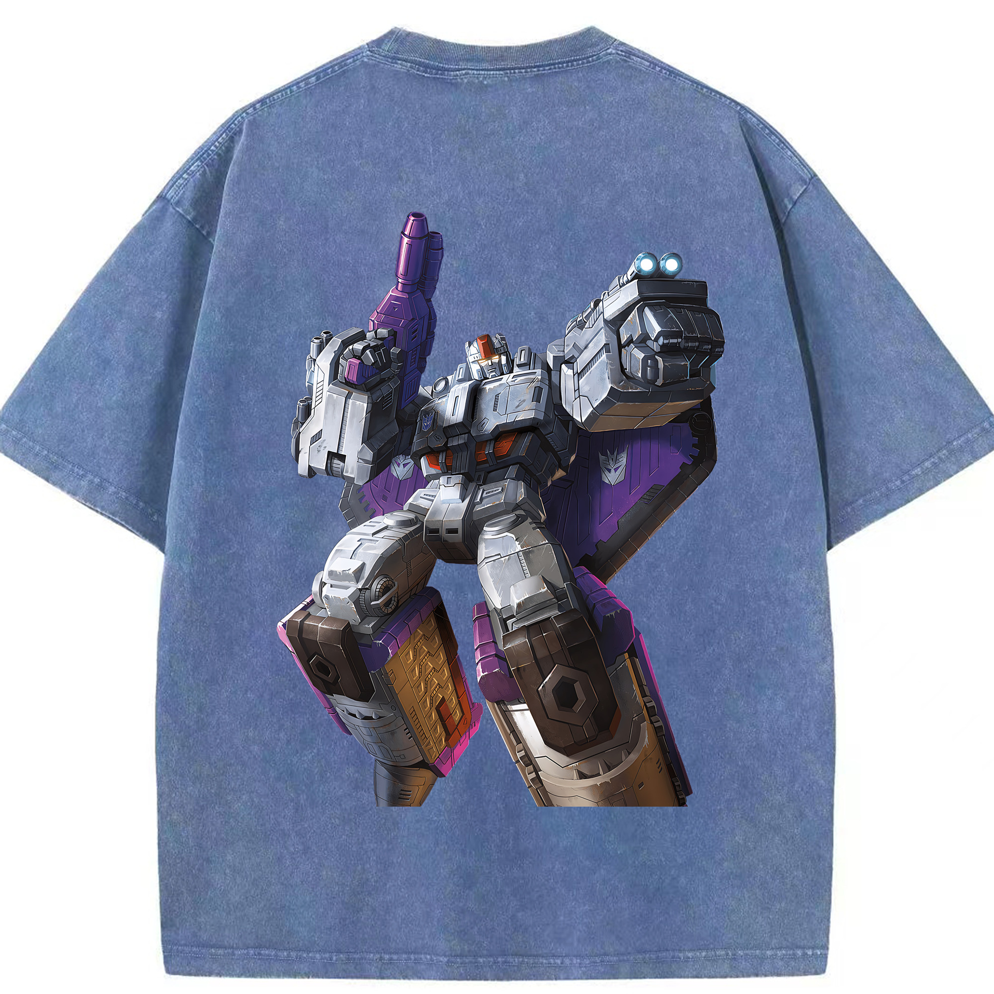 （画像用） Transformers トランスフォーマー 綿100% ヴィンテージ風 半袖Tシャツ（背面プリント）
