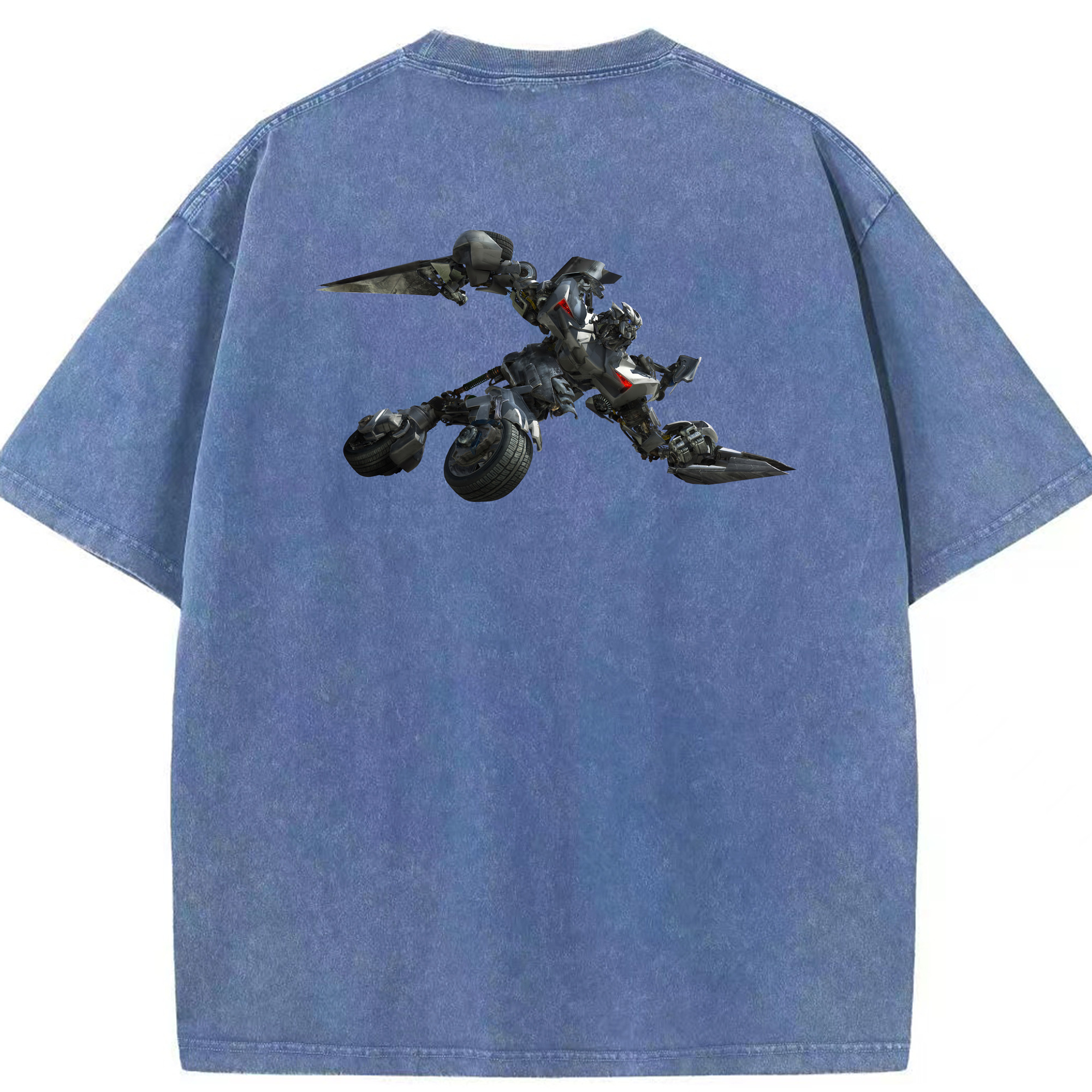 （画像用） Transformers トランスフォーマー 綿100% ヴィンテージ風 半袖Tシャツ（背面プリント）