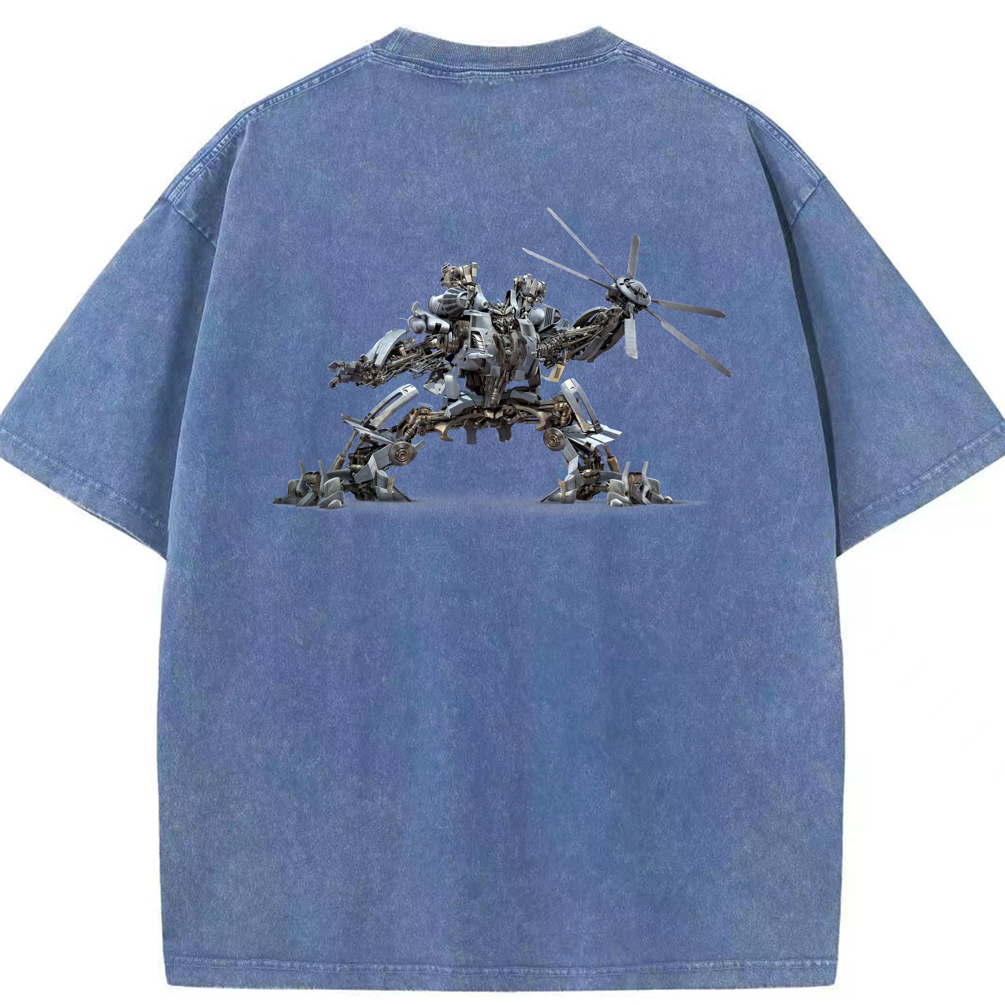 （画像用） Transformers トランスフォーマー 綿100% ヴィンテージ風 半袖Tシャツ（背面プリント）
