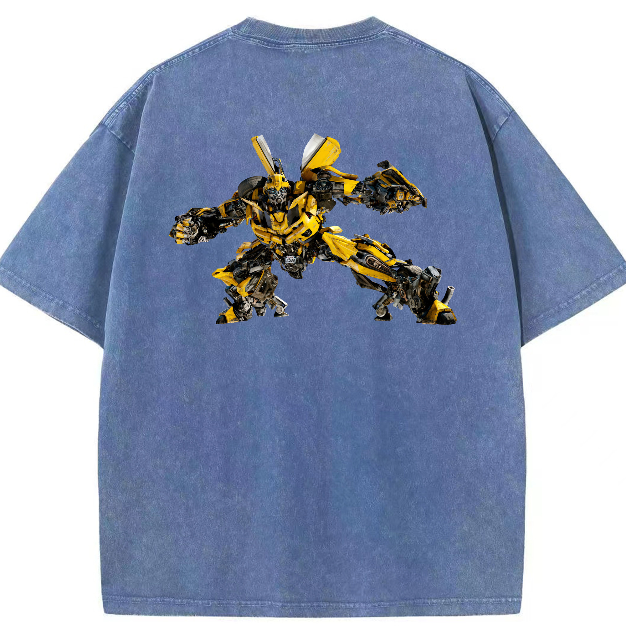 （画像用） Transformers トランスフォーマー 綿100% ヴィンテージ風 半袖Tシャツ（背面プリント）
