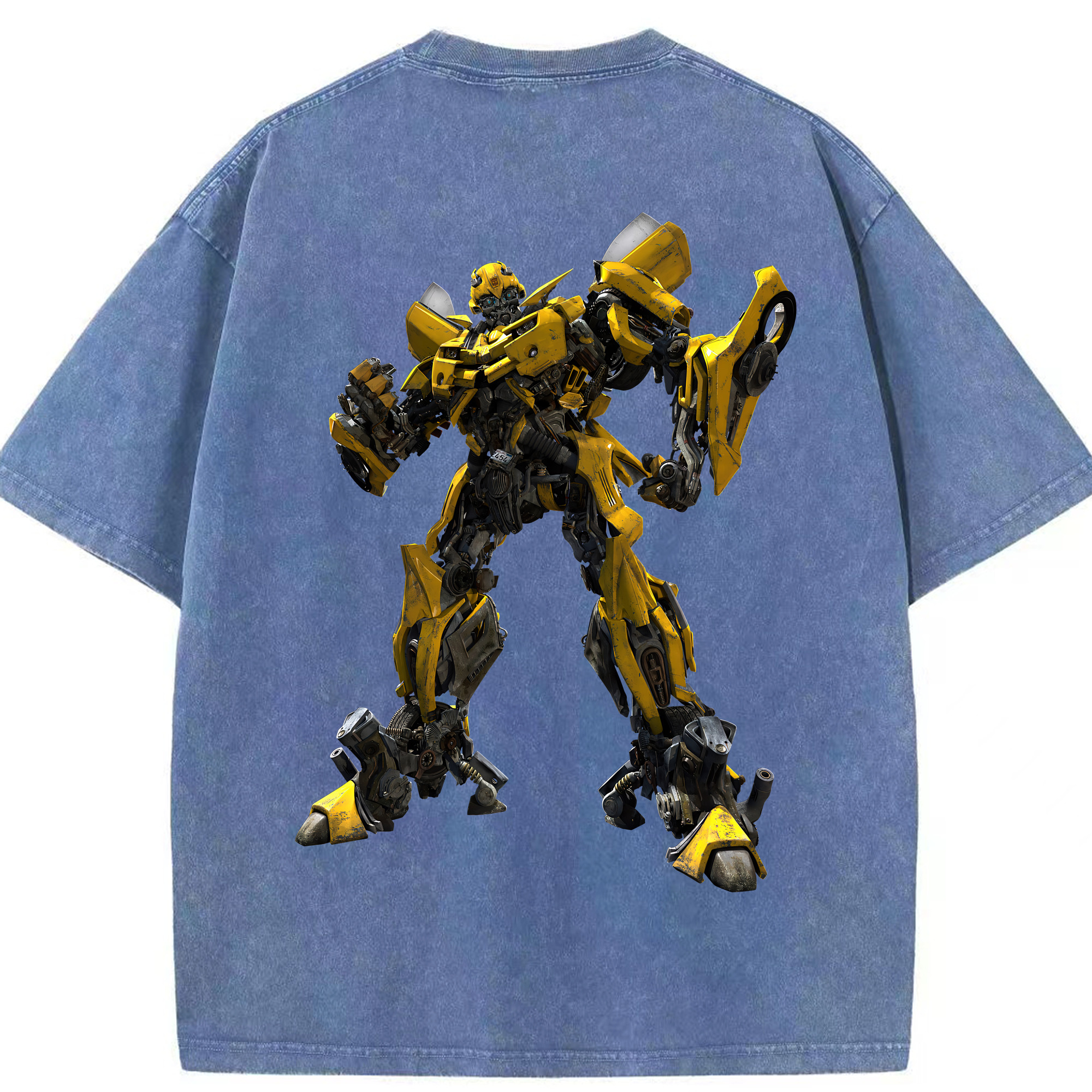 （画像用） Transformers トランスフォーマー 綿100% ヴィンテージ風 半袖Tシャツ（背面プリント）