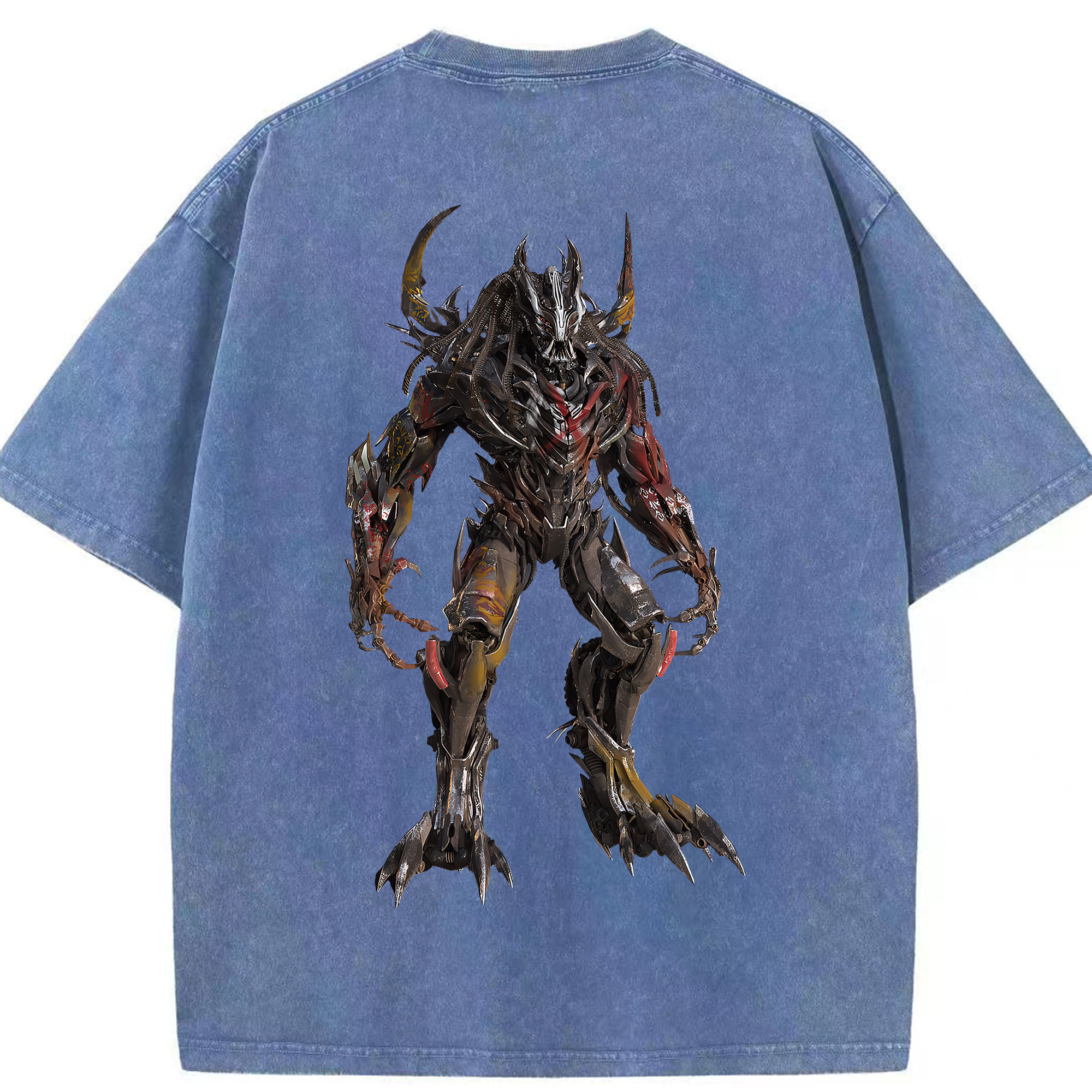 （画像用） Transformers トランスフォーマー 綿100% ヴィンテージ風 半袖Tシャツ（背面プリント）